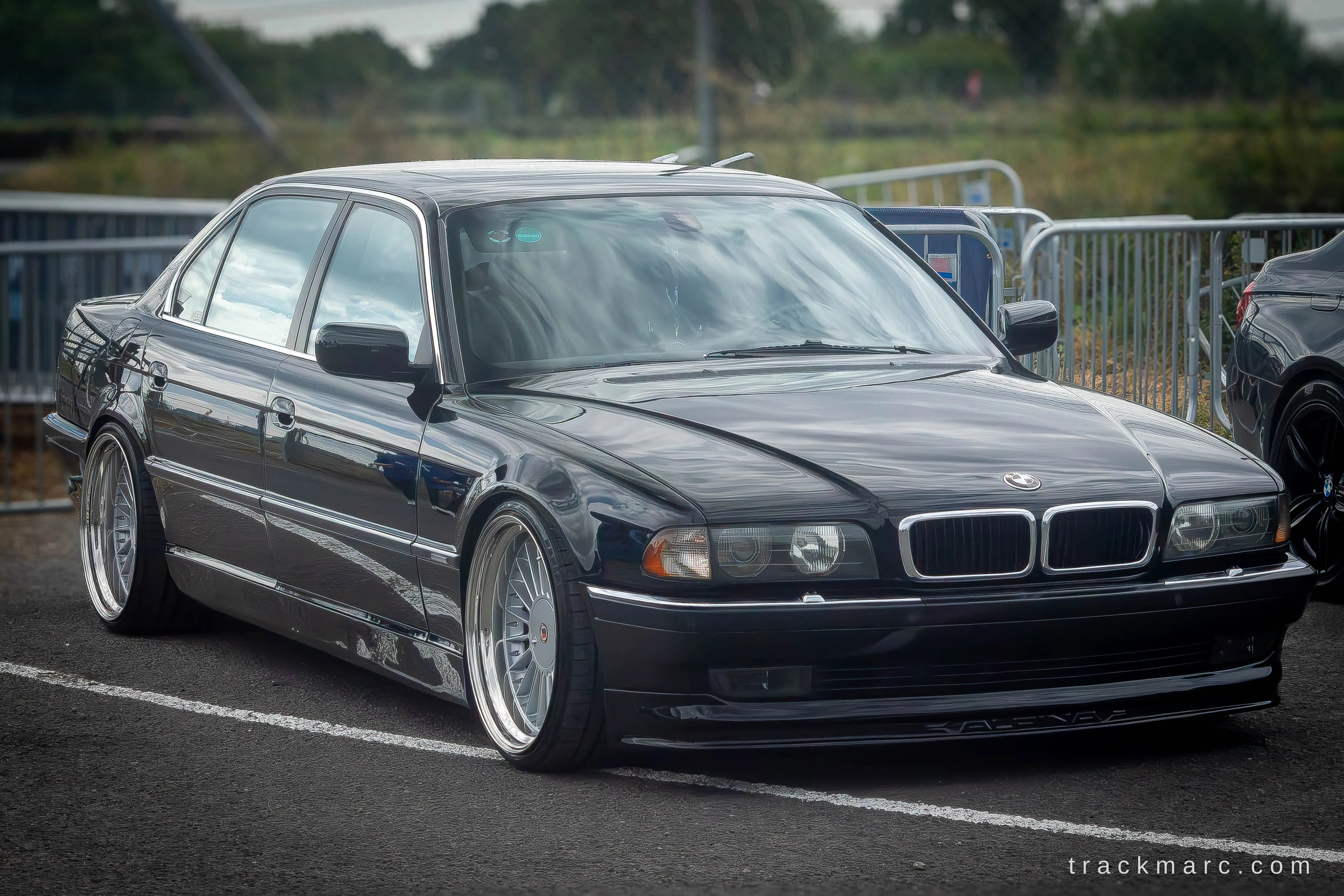 Black BMW E38 7 Series at Bimmerfest