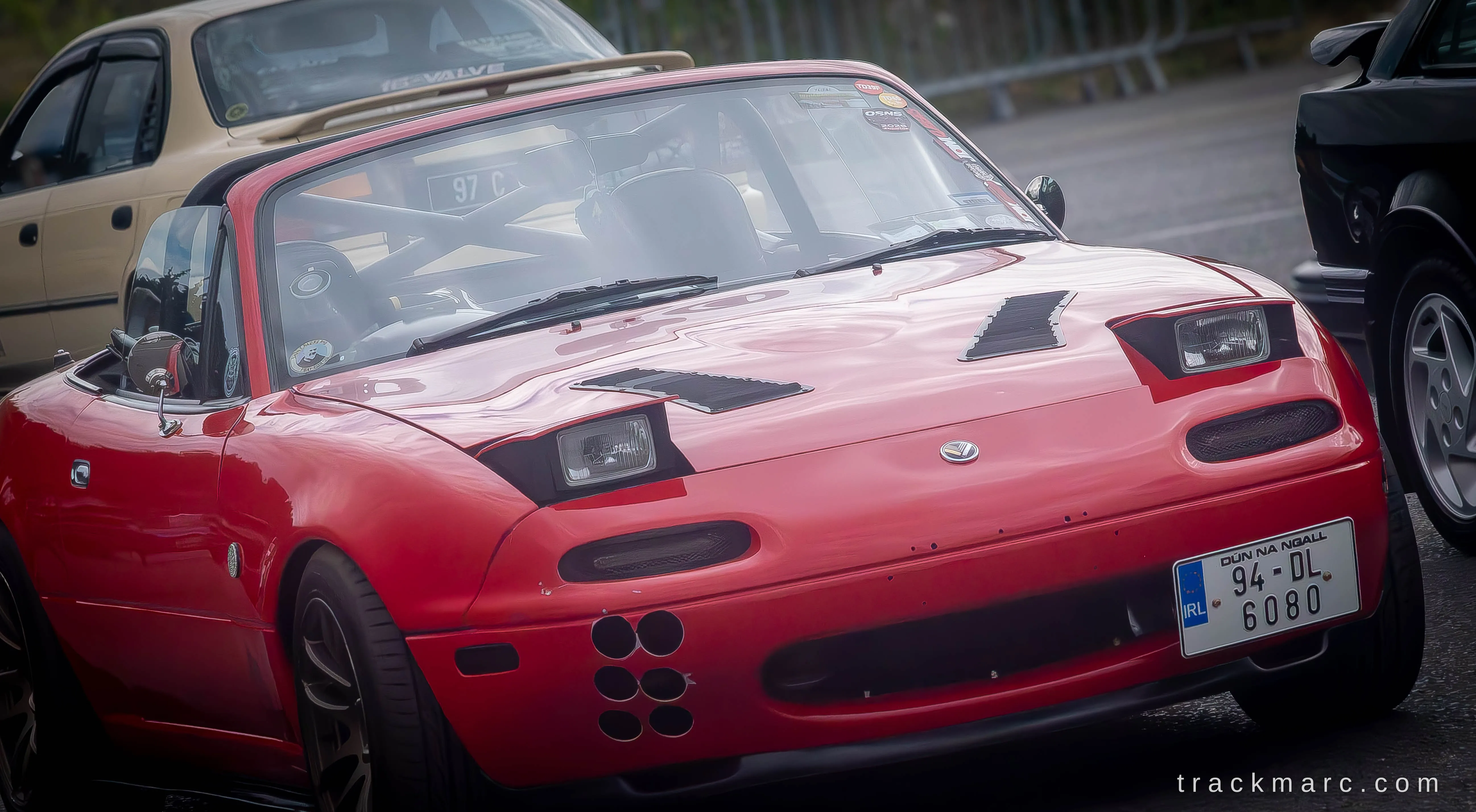 Red Mazda MX-5 — Retrostock
