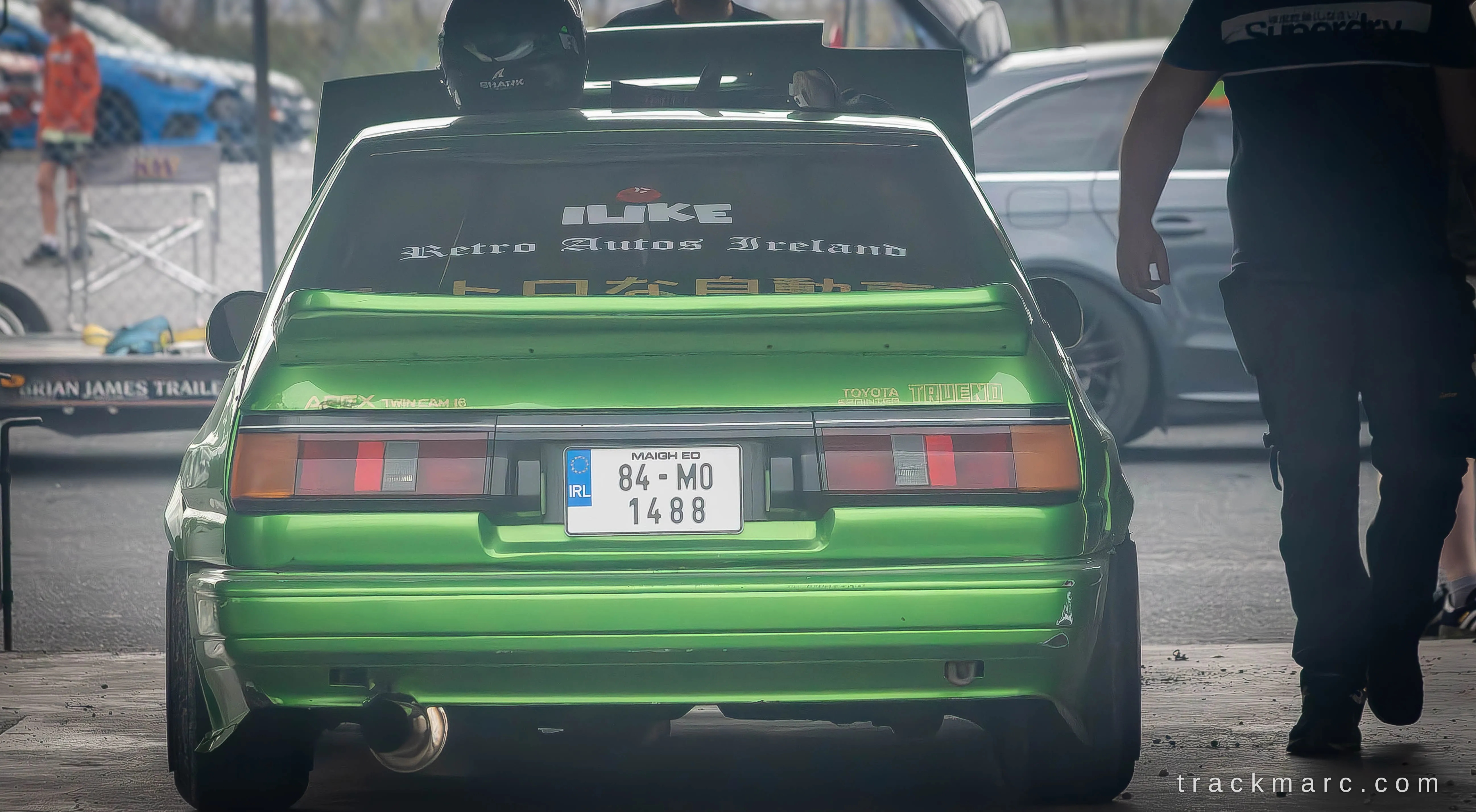 Green Toyota Sprinter Trueno AE86 — Retrostock