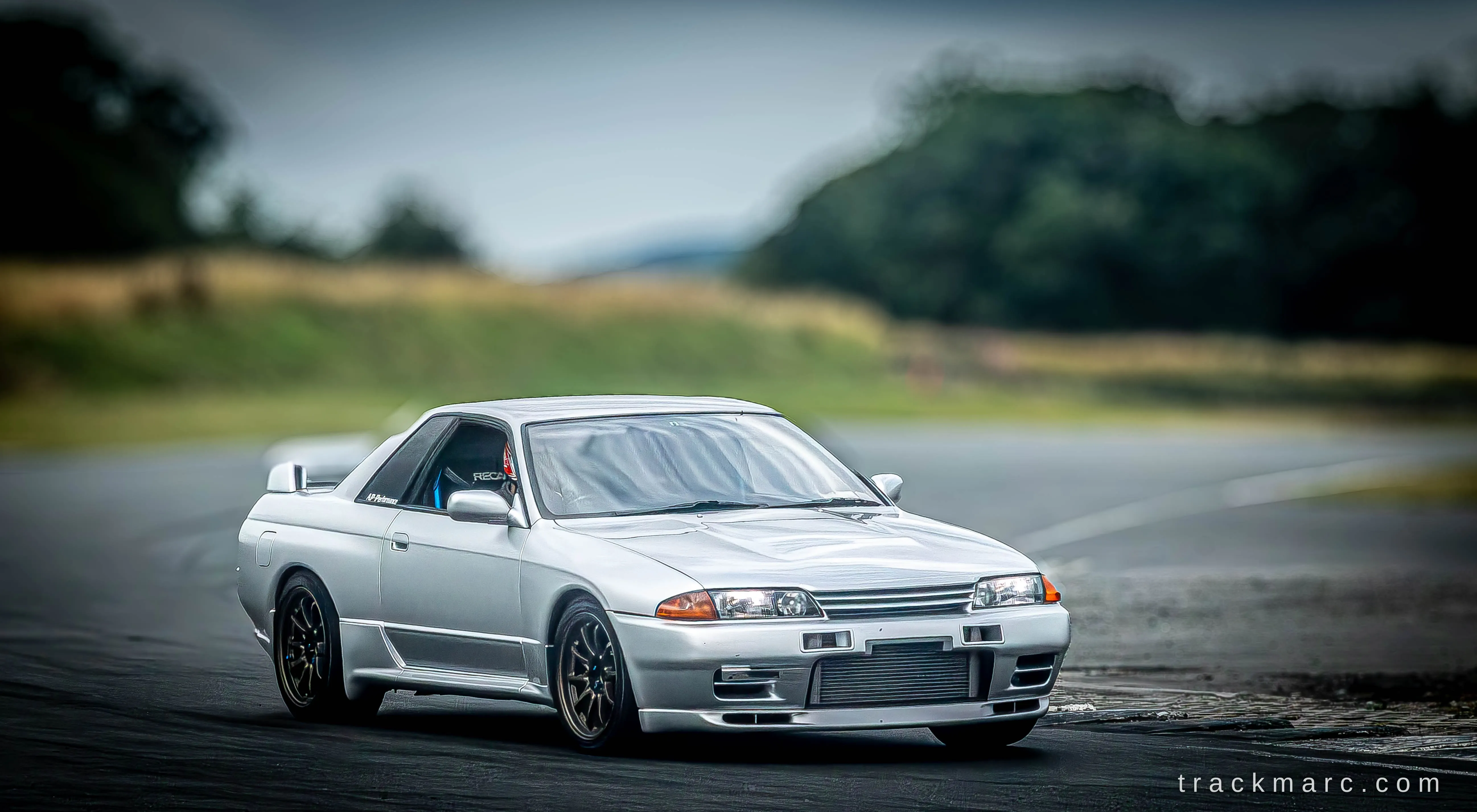 Silver Nissan Skyline R32, Retrostock