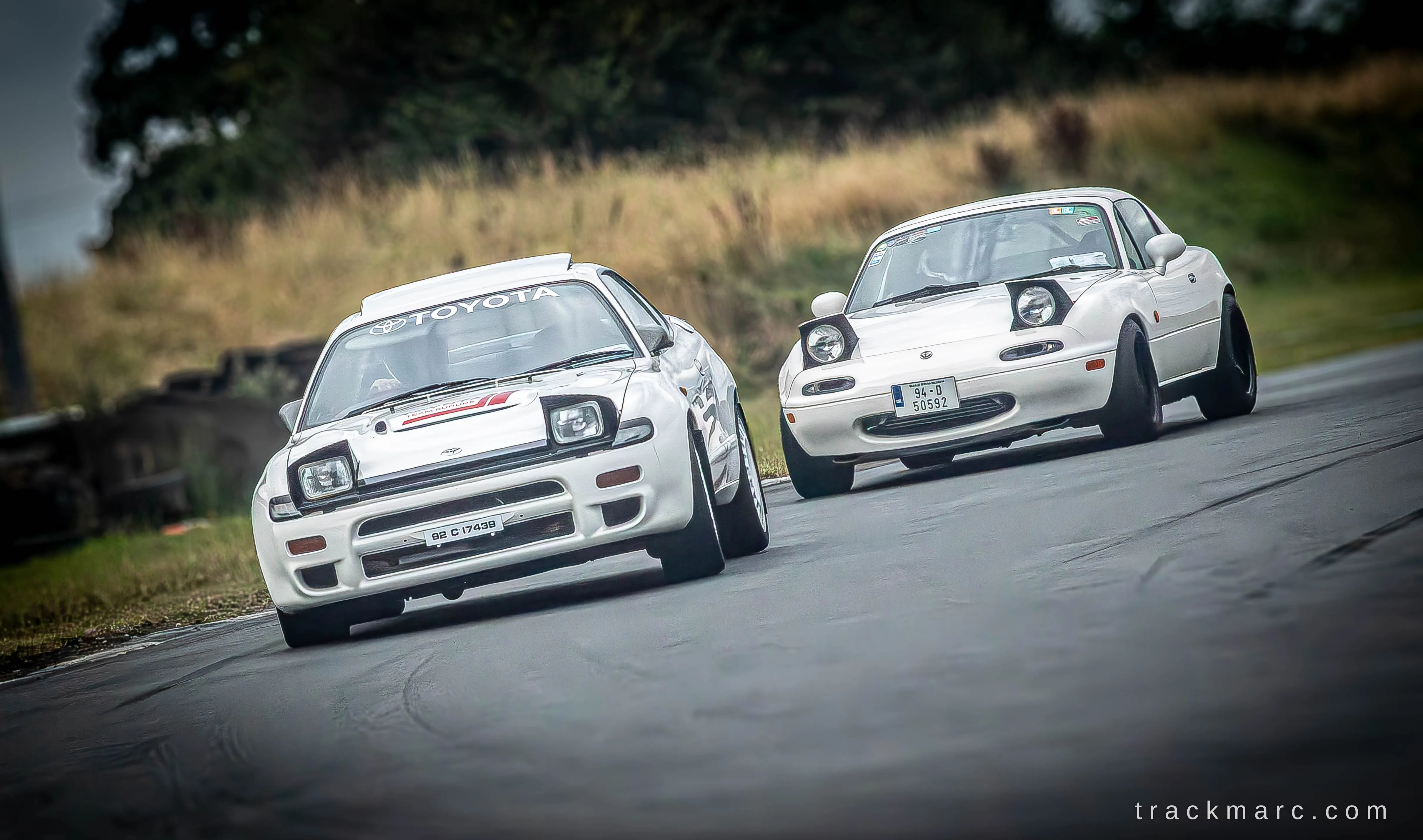 Toyota Celica and Mazda MX-5 — Retrostock