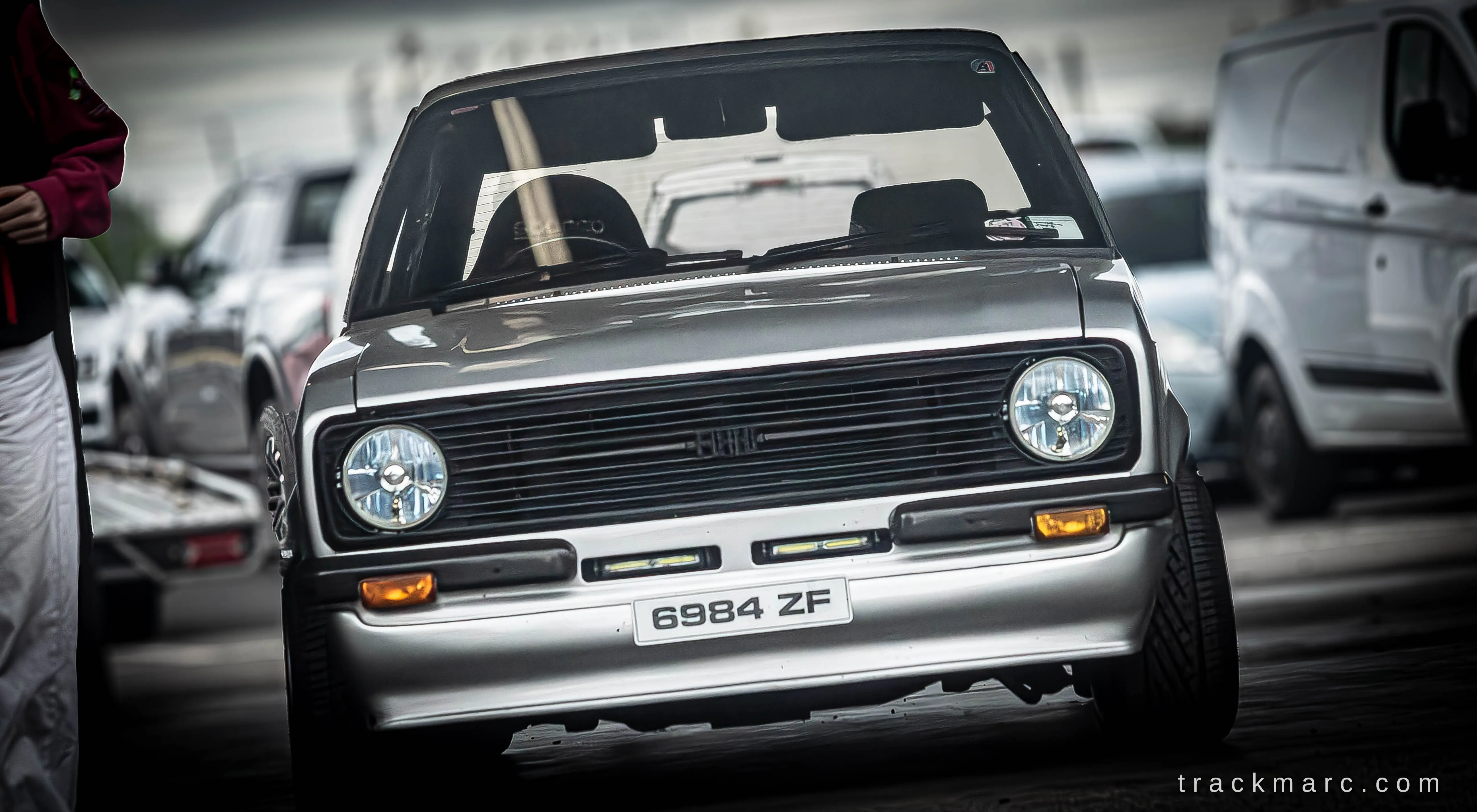 Silver Ford Escort Mk2 — Retrostock