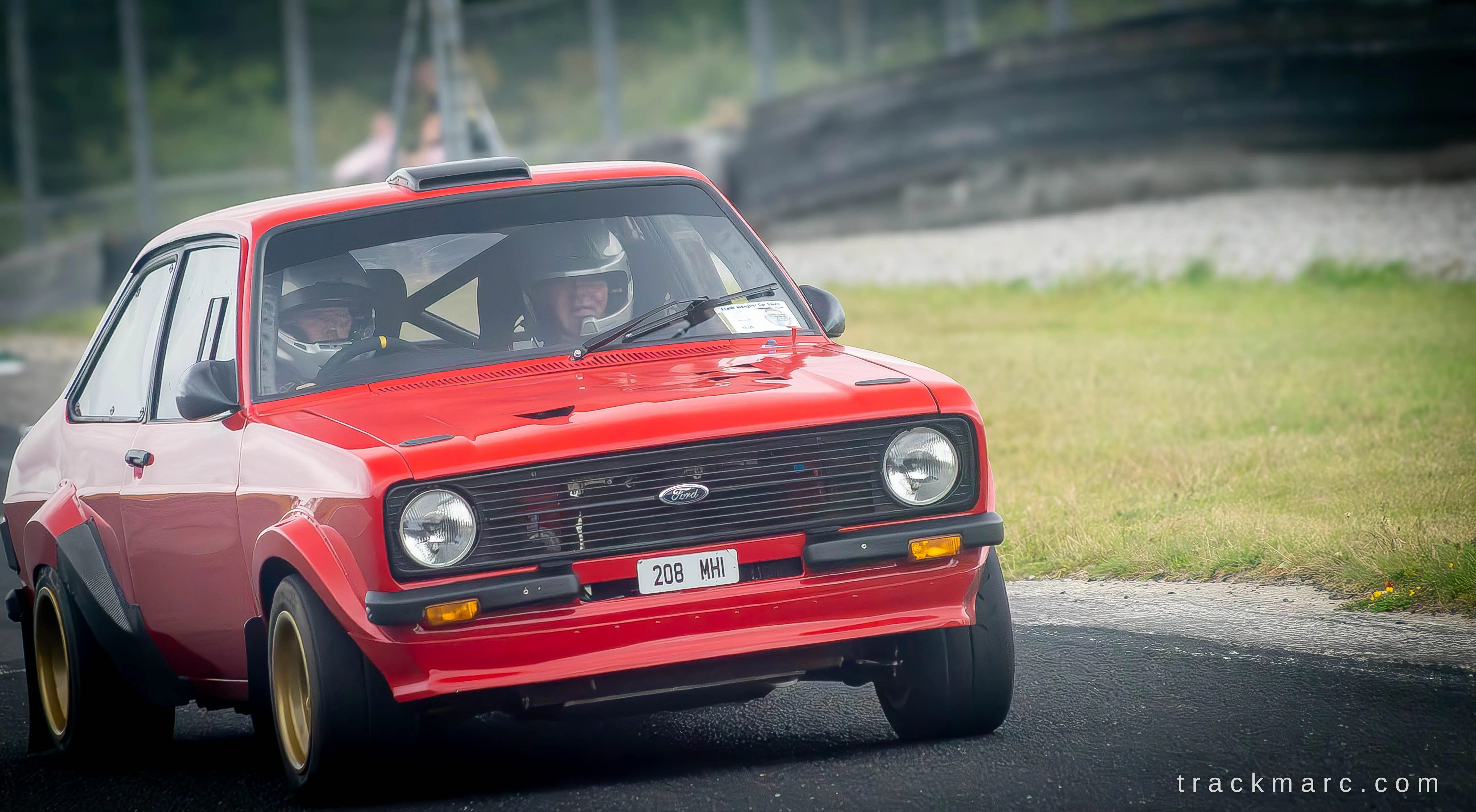 Red Ford Escort Mk2 — Retrostock