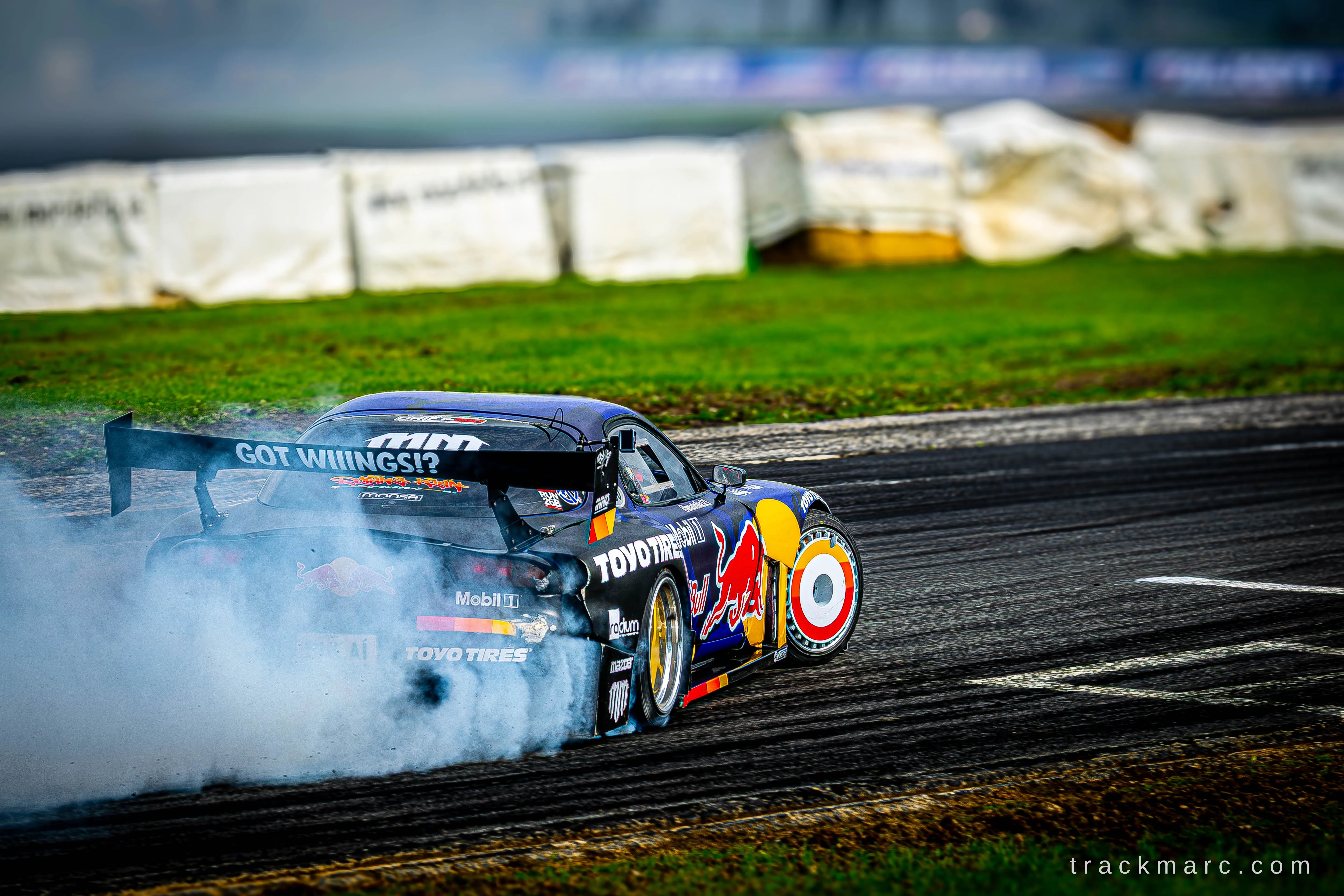 Mad Mike Whiddett's Mazda RX-7 at the 130 Showdown
