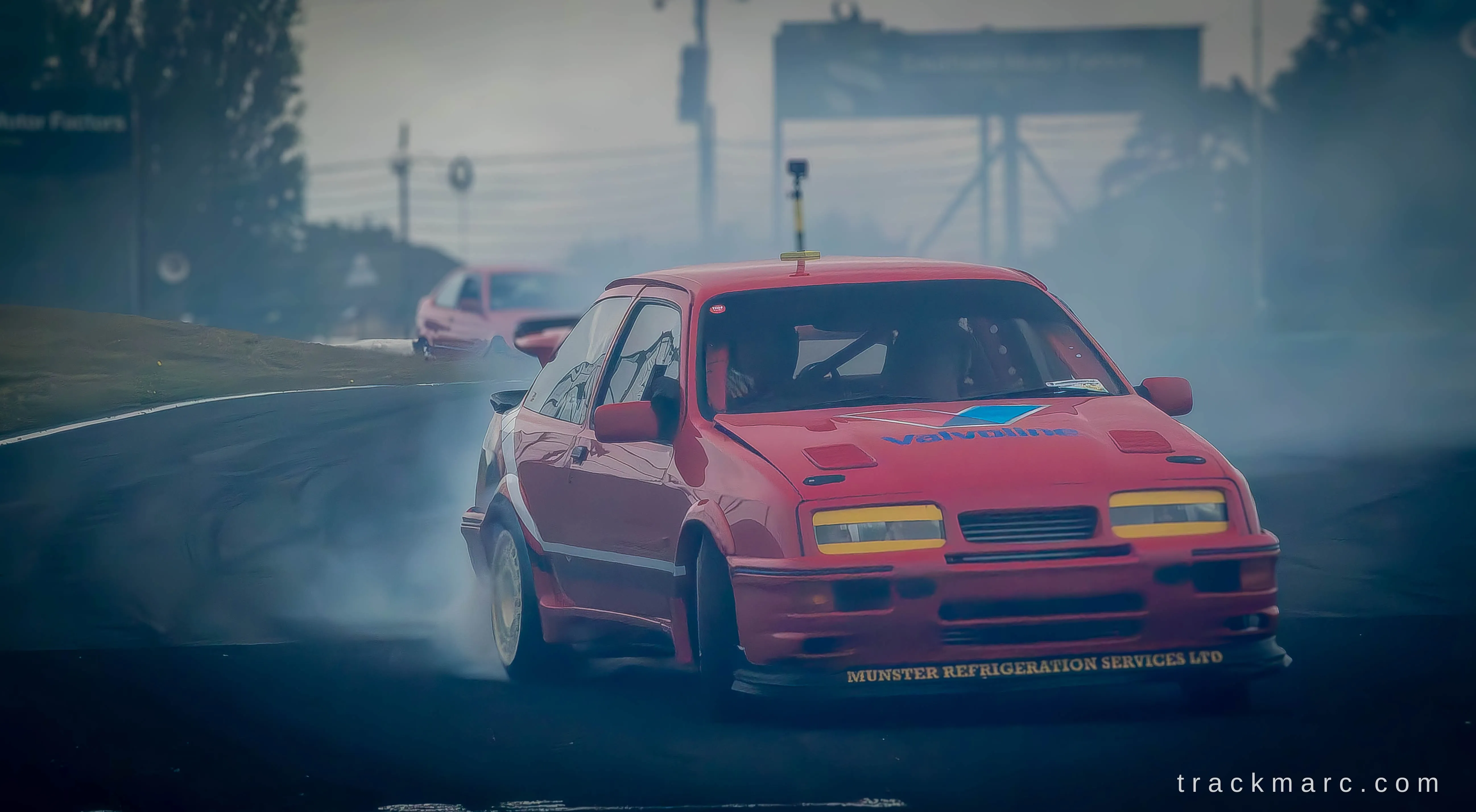 Ford Sierra Sideways, McDonagh Motors — Retrostock