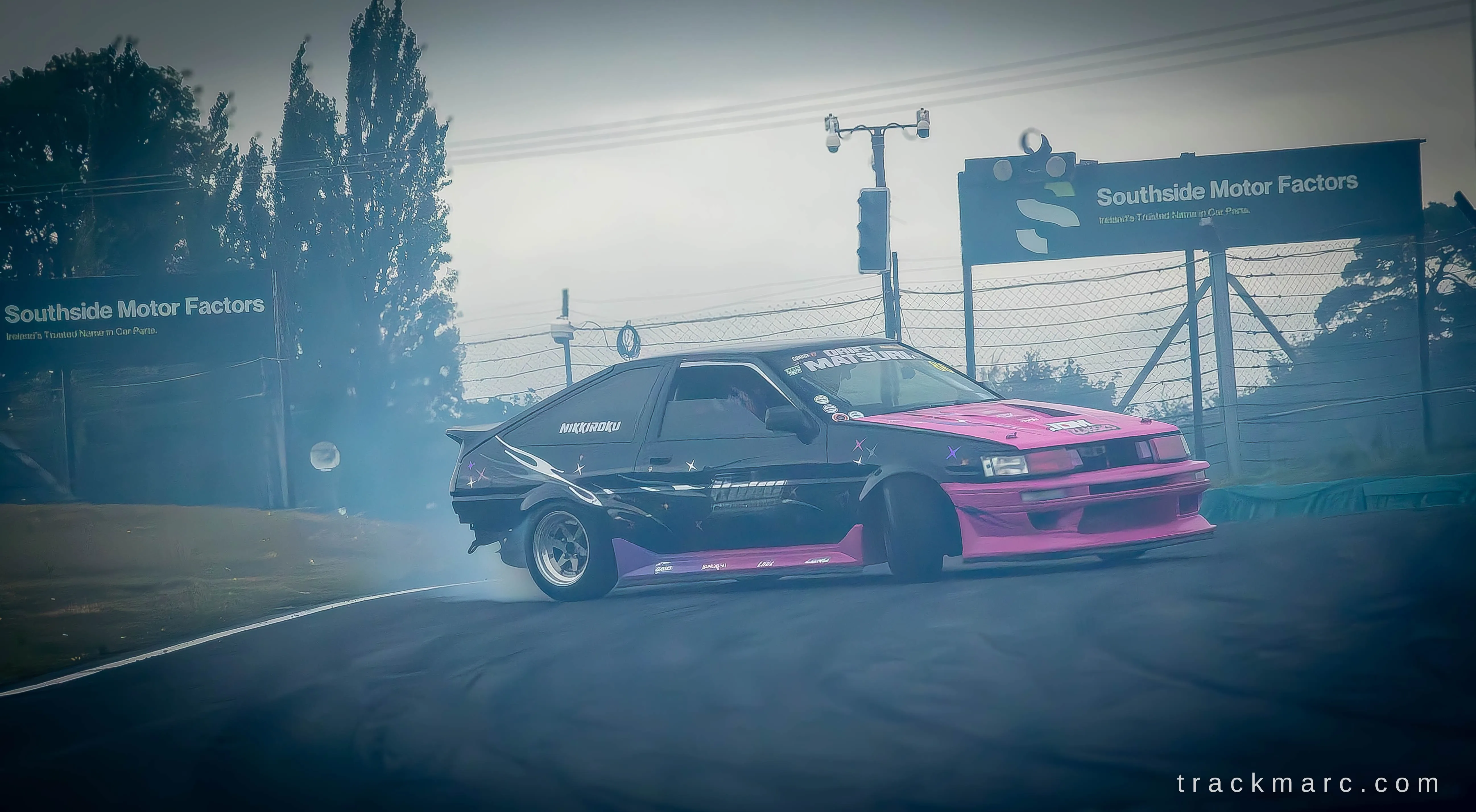 Toyota AE86, Drift Matsuri, On Track — Retrostock