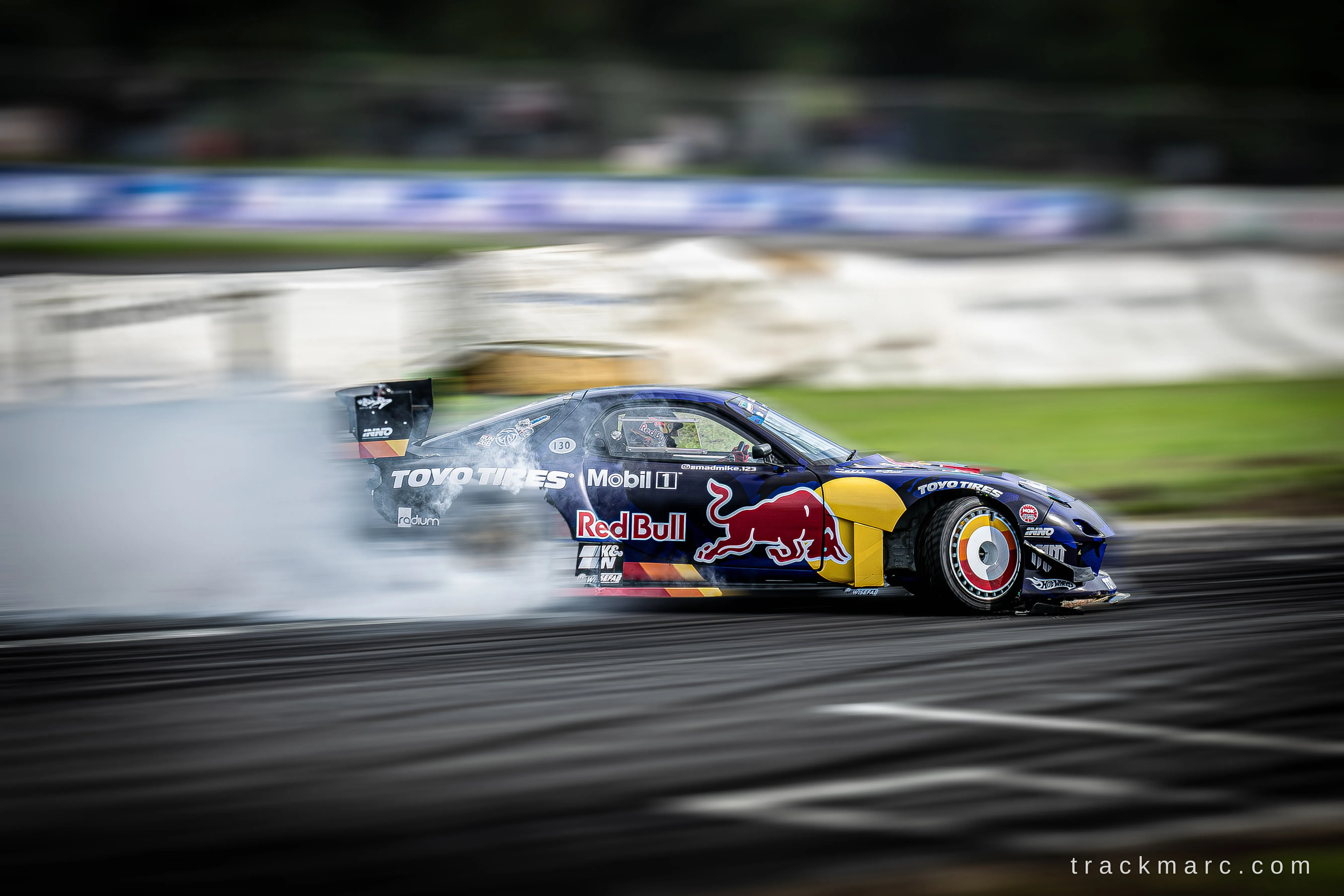 Mad Mike Whiddett's Mazda RX-7, 130 Showdown