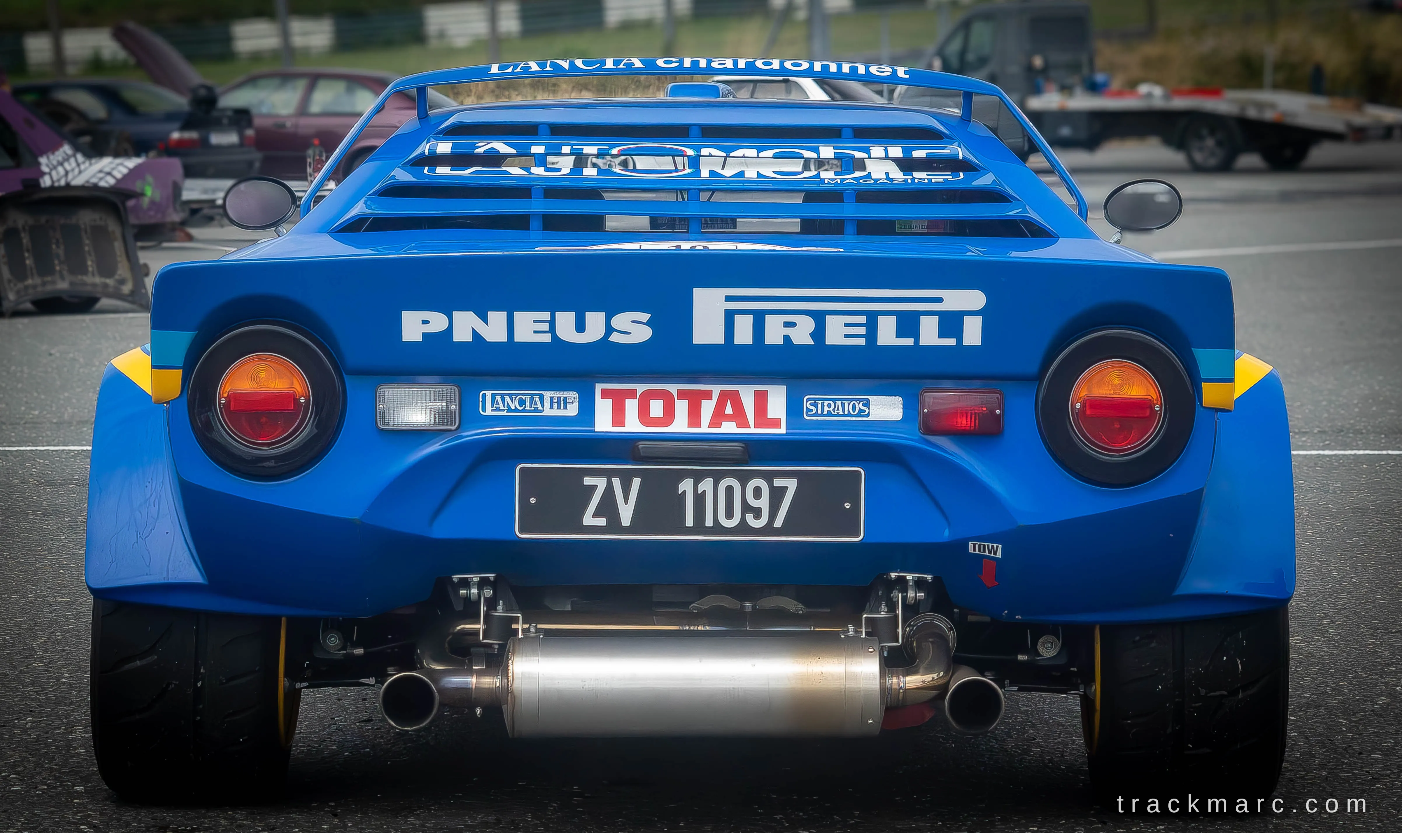 Lancia Stratos, Rear Detail — Retrostock