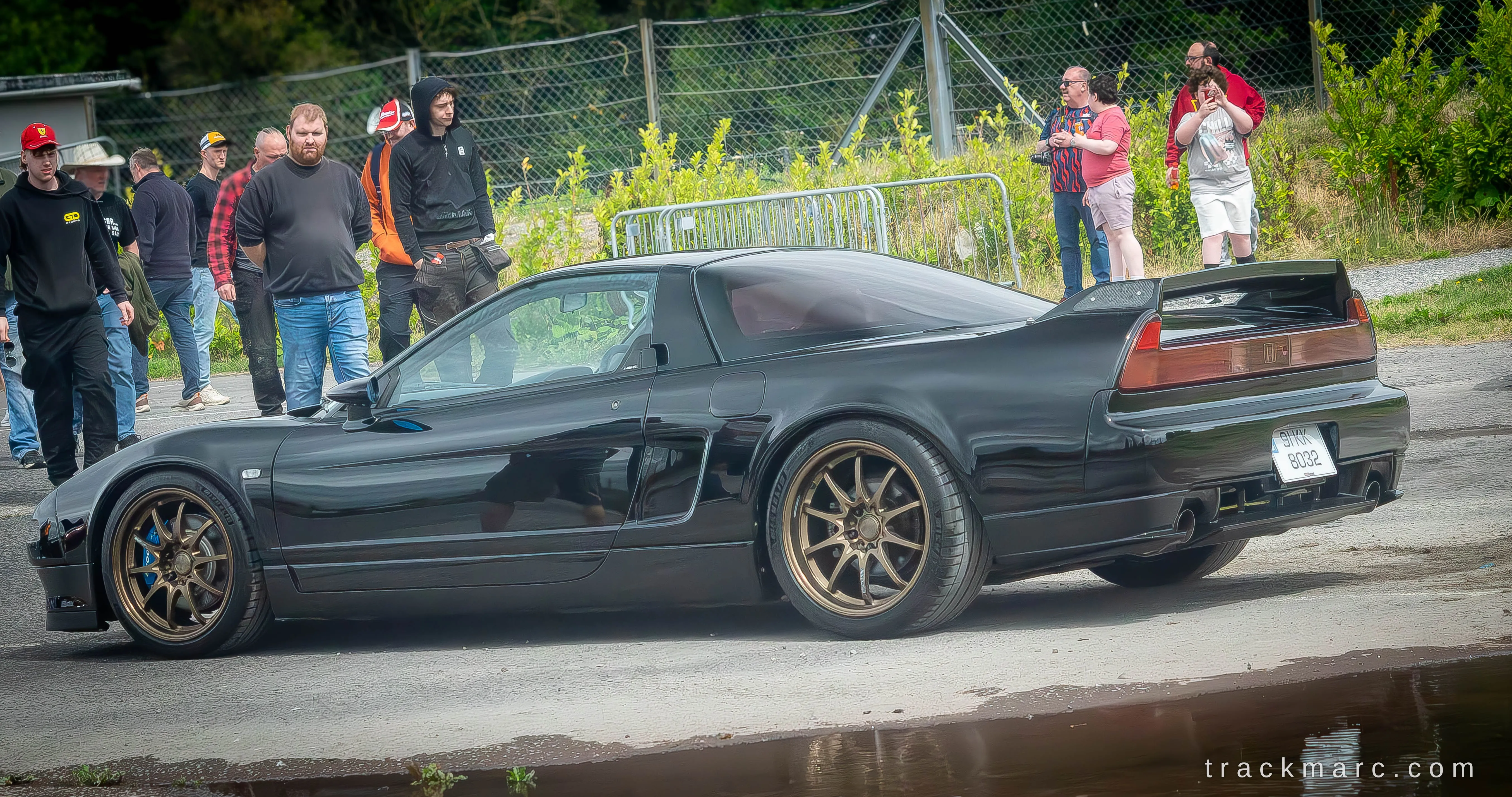 Honda NSX and a Crowd — Retrostock