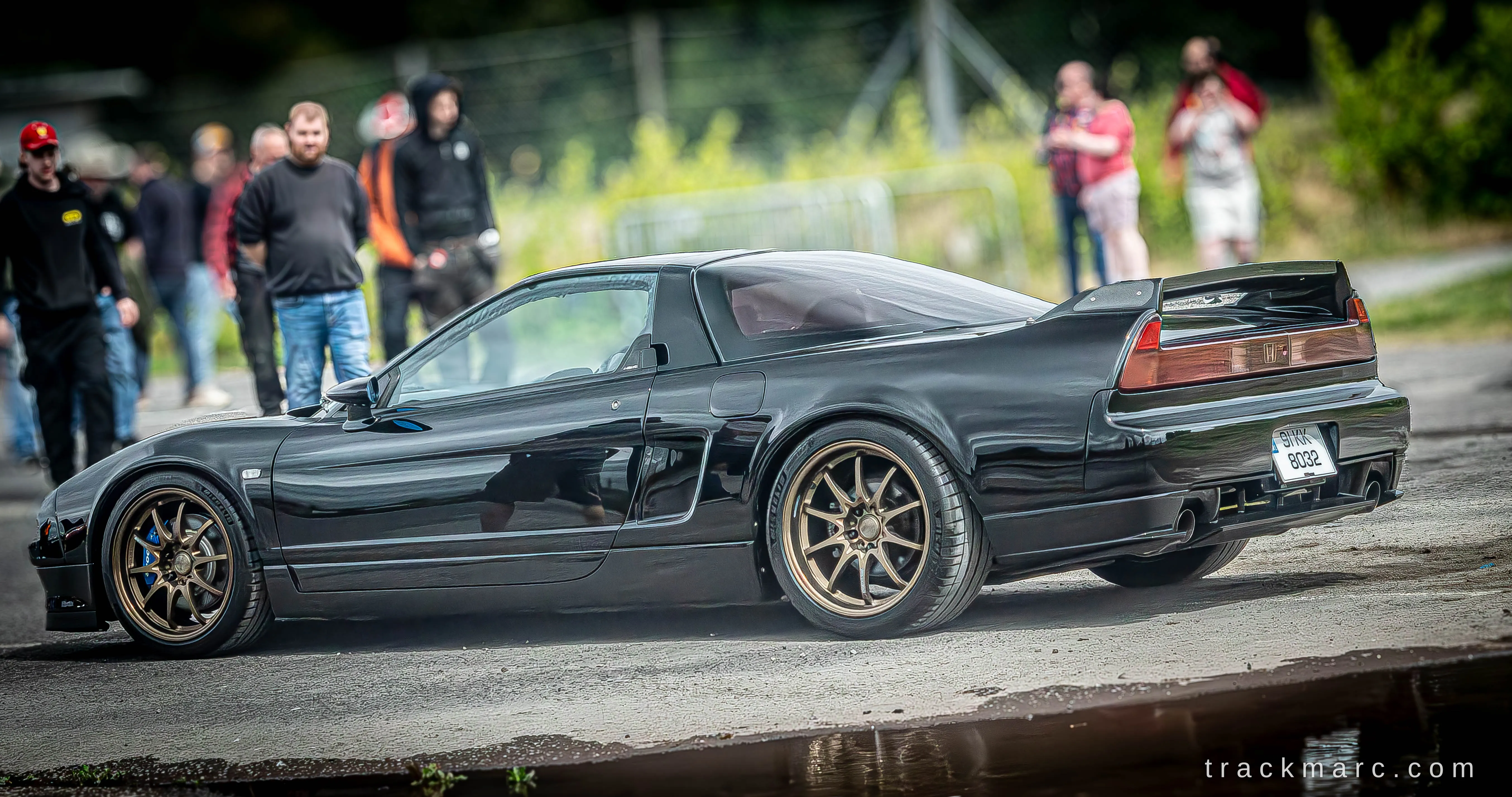 Honda NSX and a Crowd — Retrostock