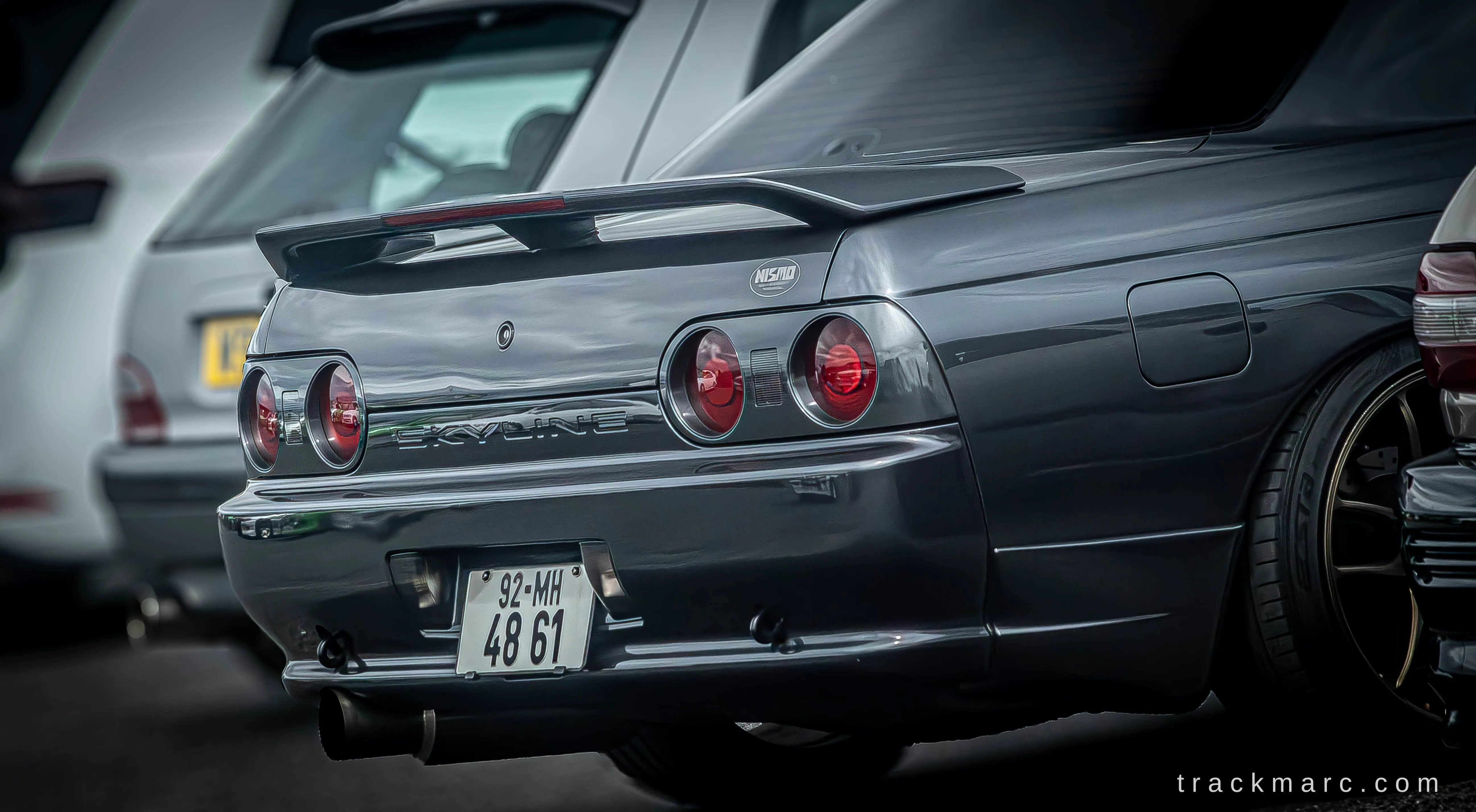 Nissan Skyline R32, Rear Detail — Retrostock