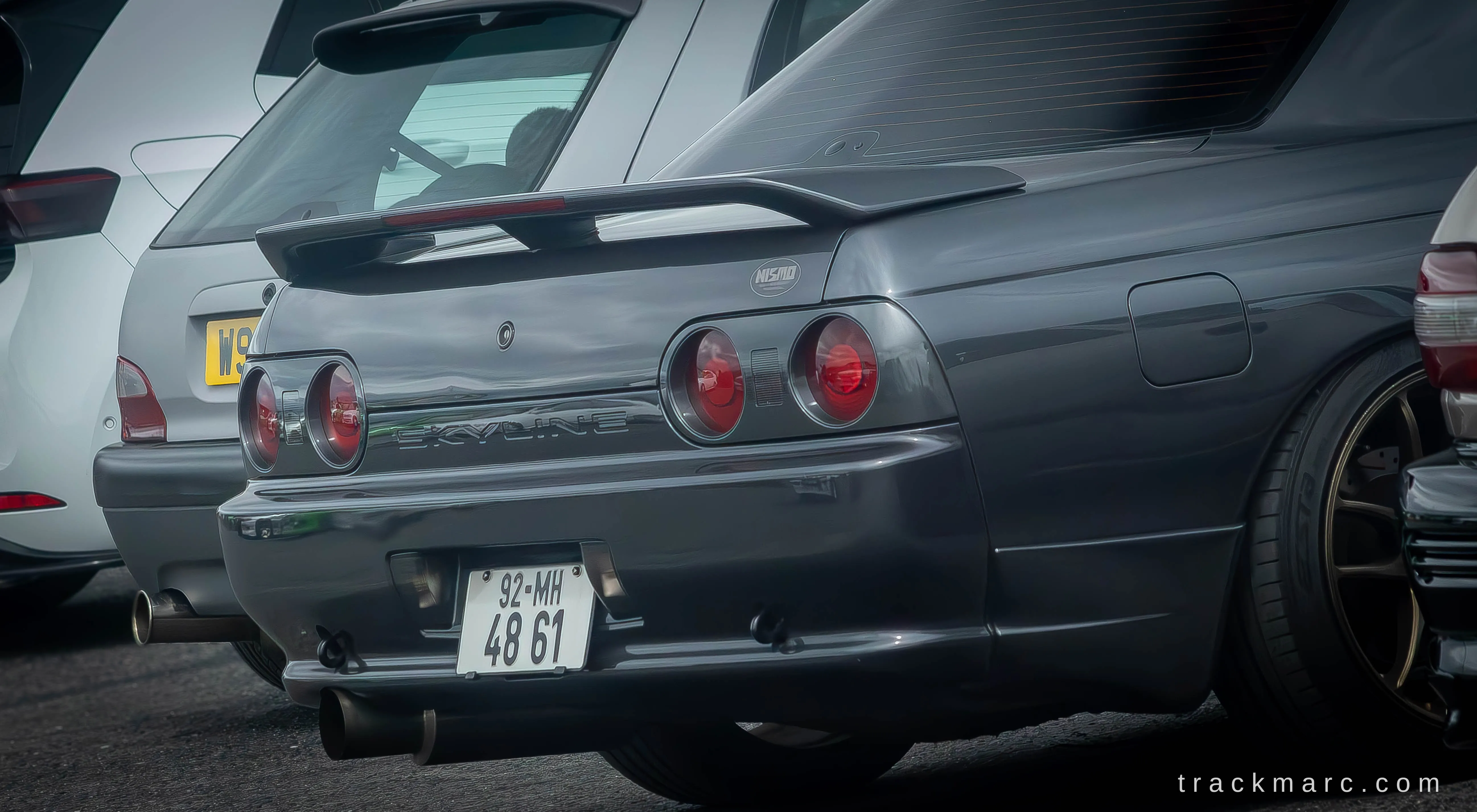 Nissan Skyline R32, Rear Detail — Retrostock
