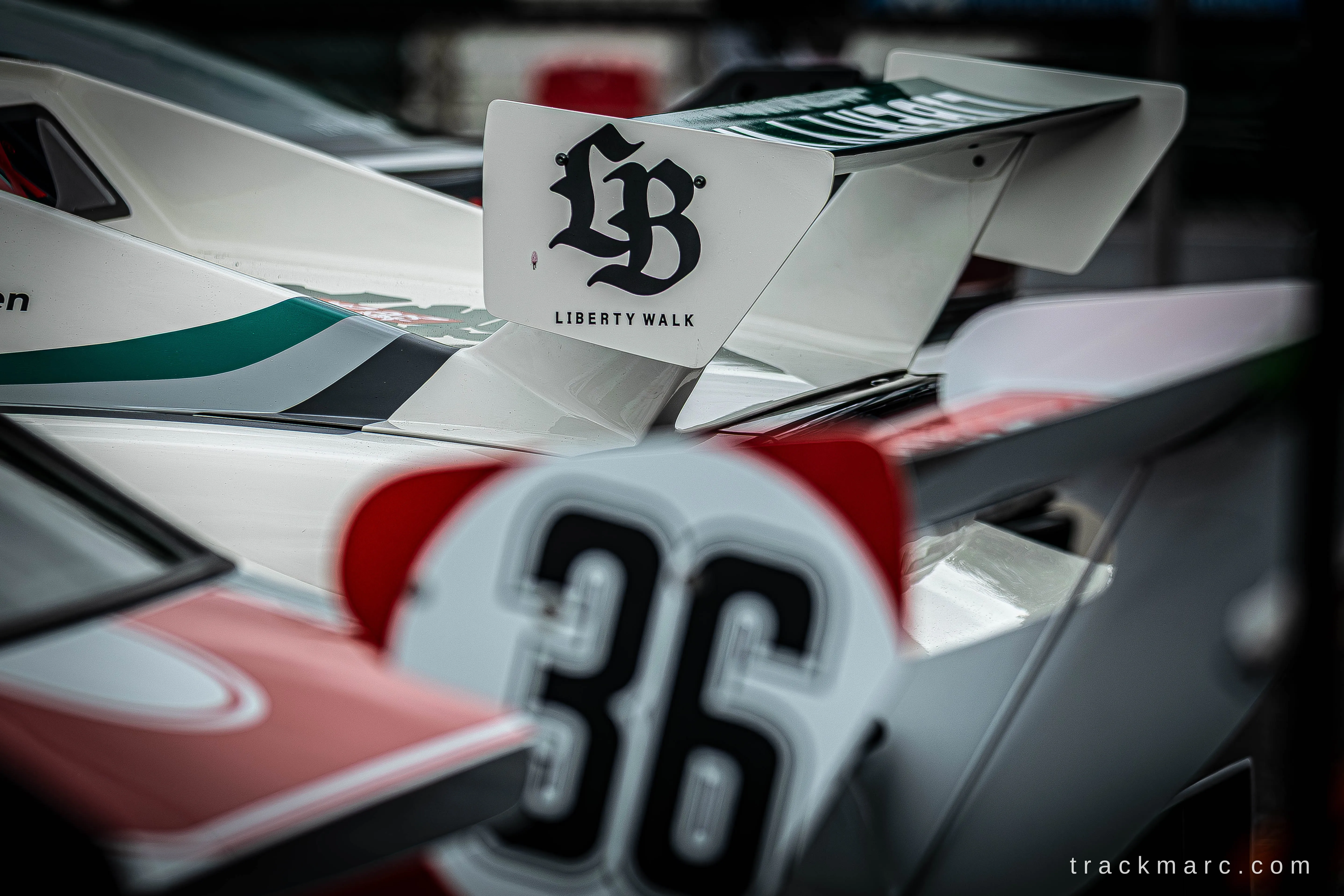 Liberty Walk rear wing detail — 130 Showdown