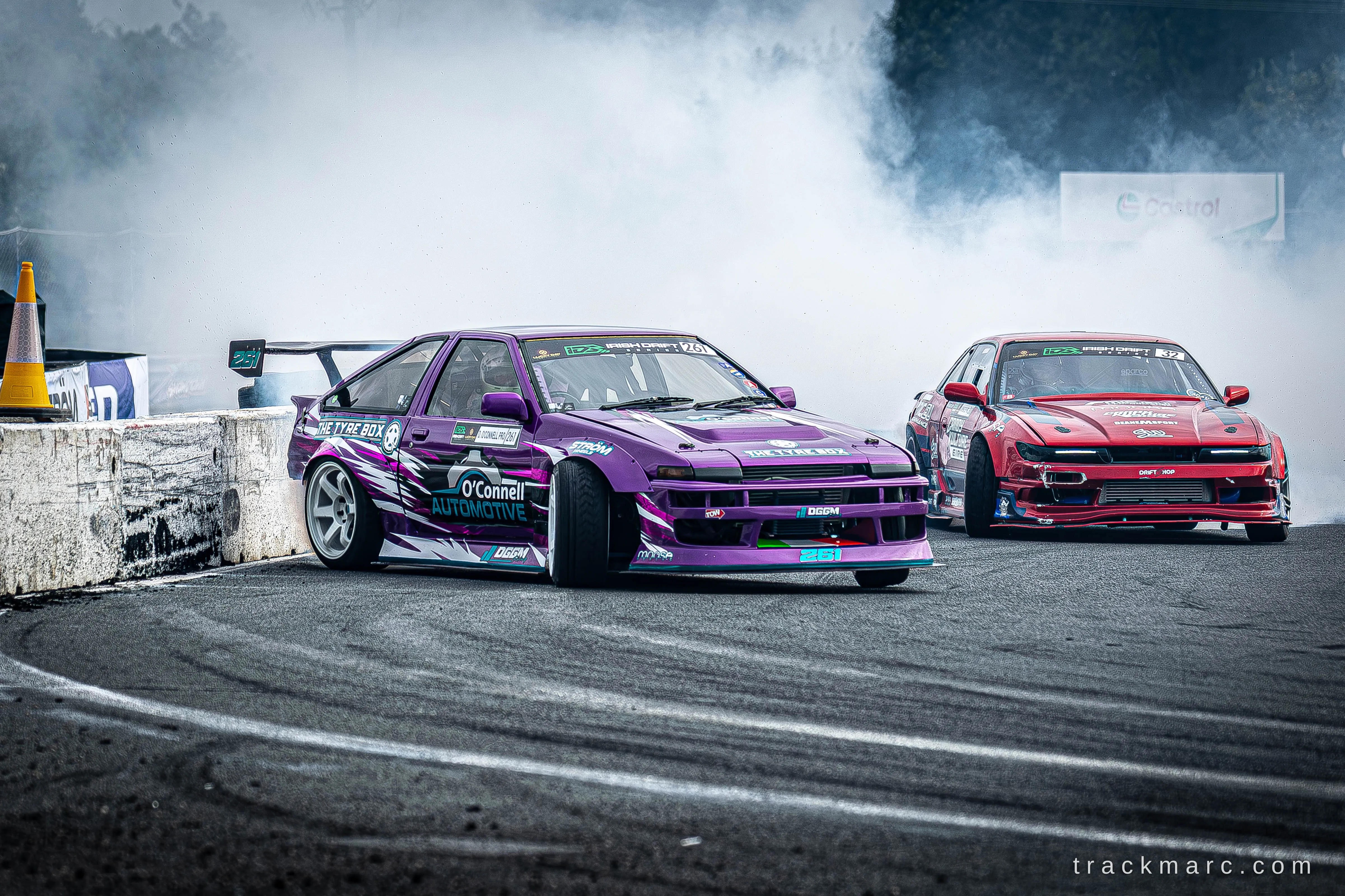 Toyota AE86 and Nissan S13 at 130 Showdown