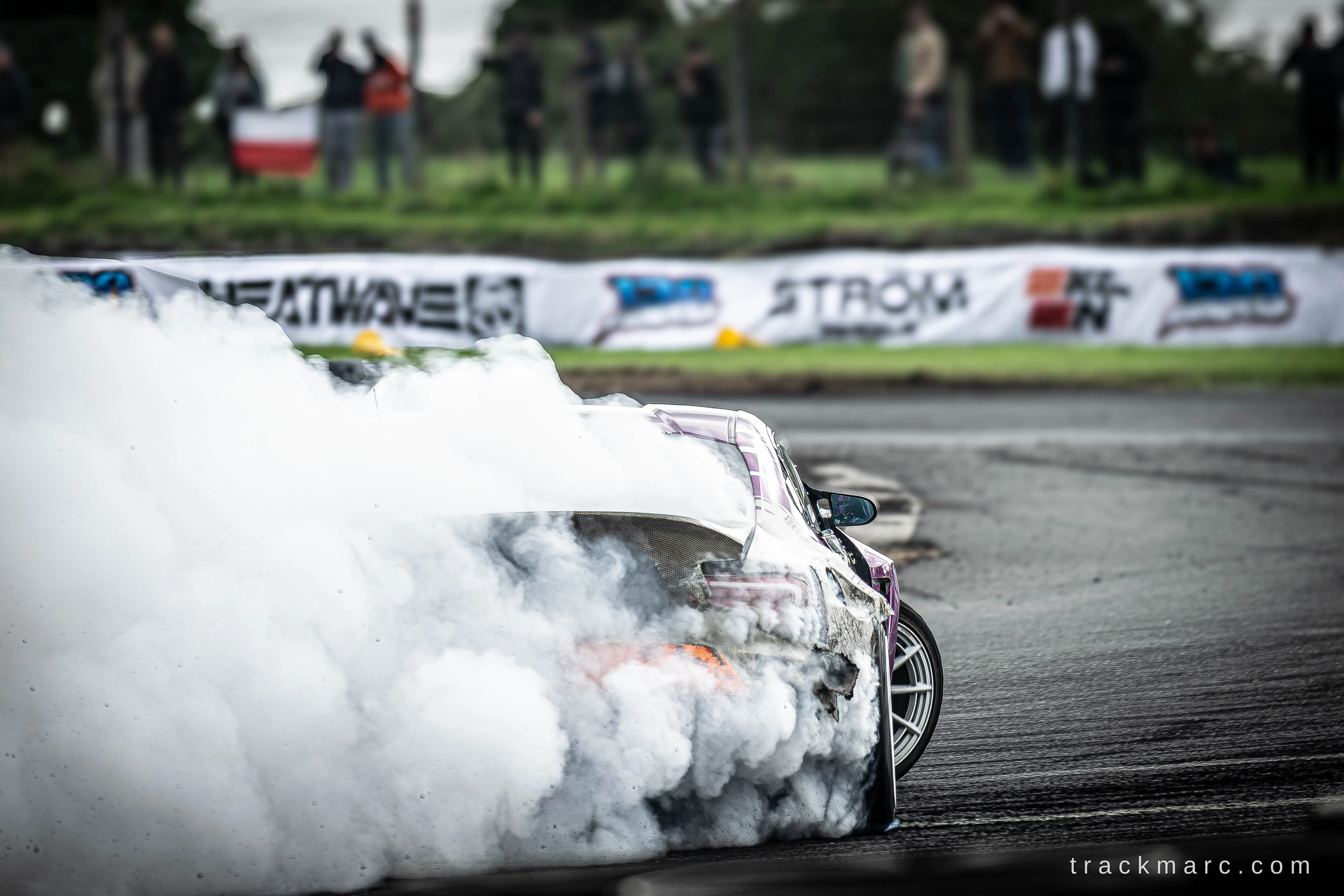 Purple drift car at 130 Showdown