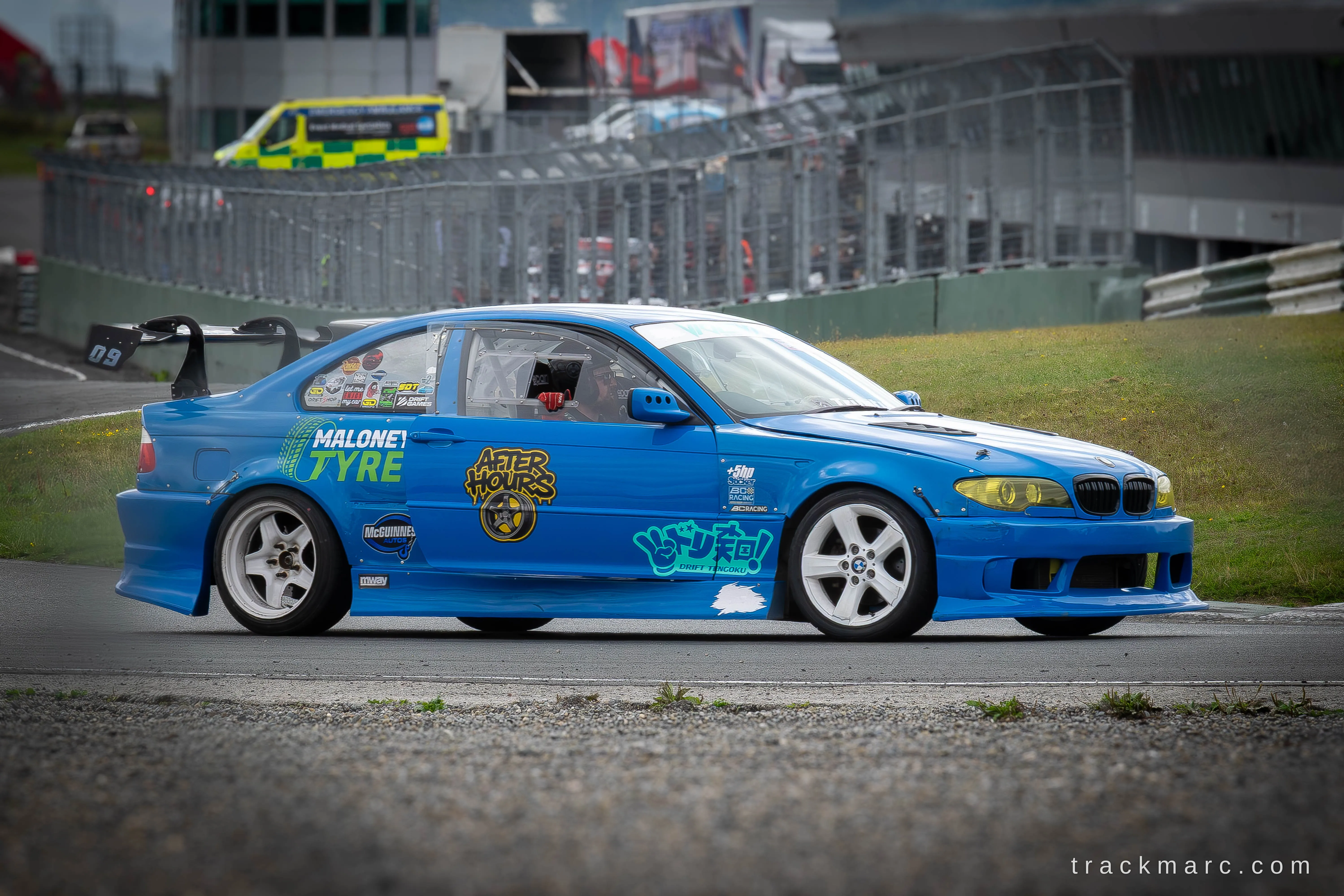 Blue BMW E46 coupe, Drift Games