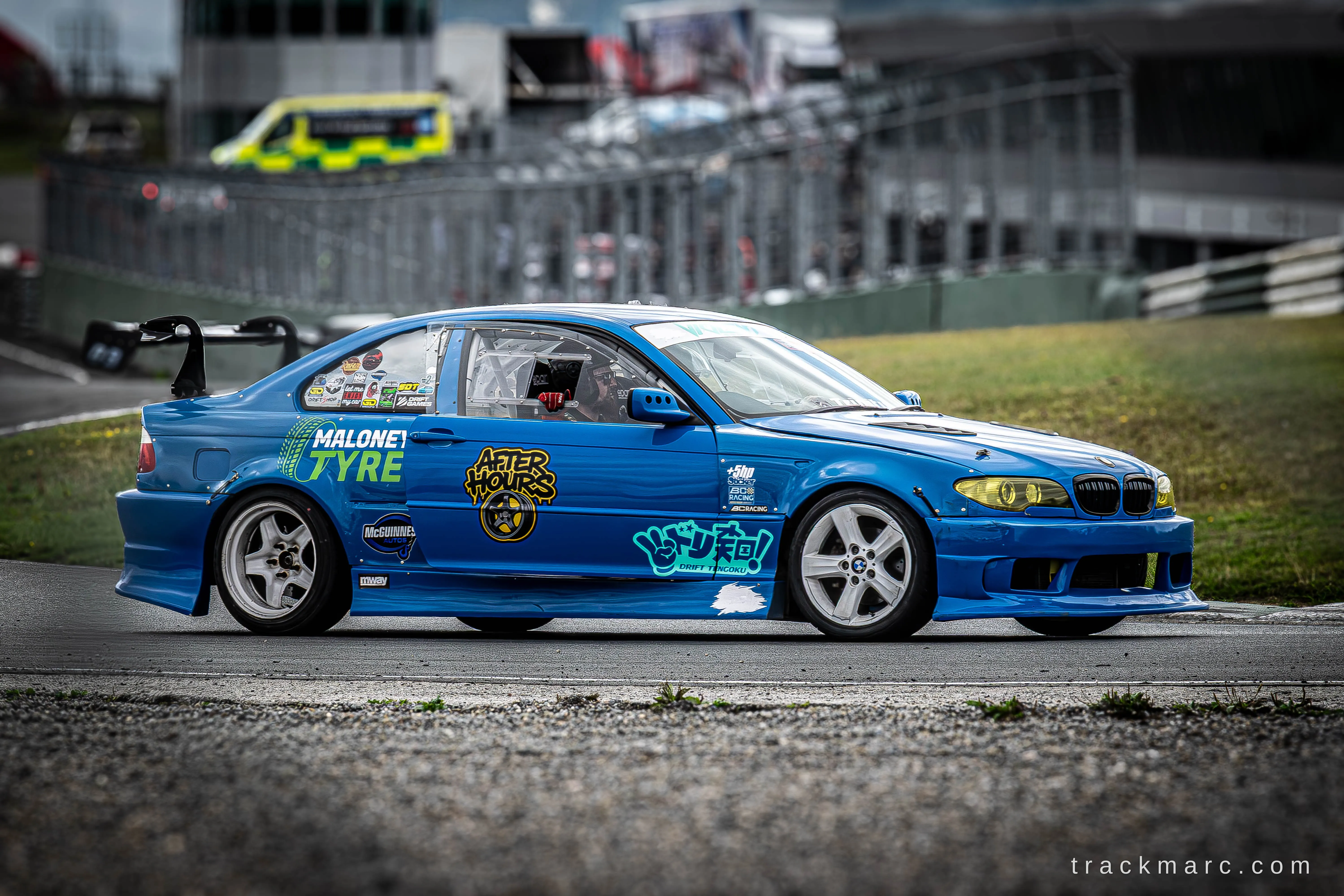 Blue BMW E46 coupe, Drift Games