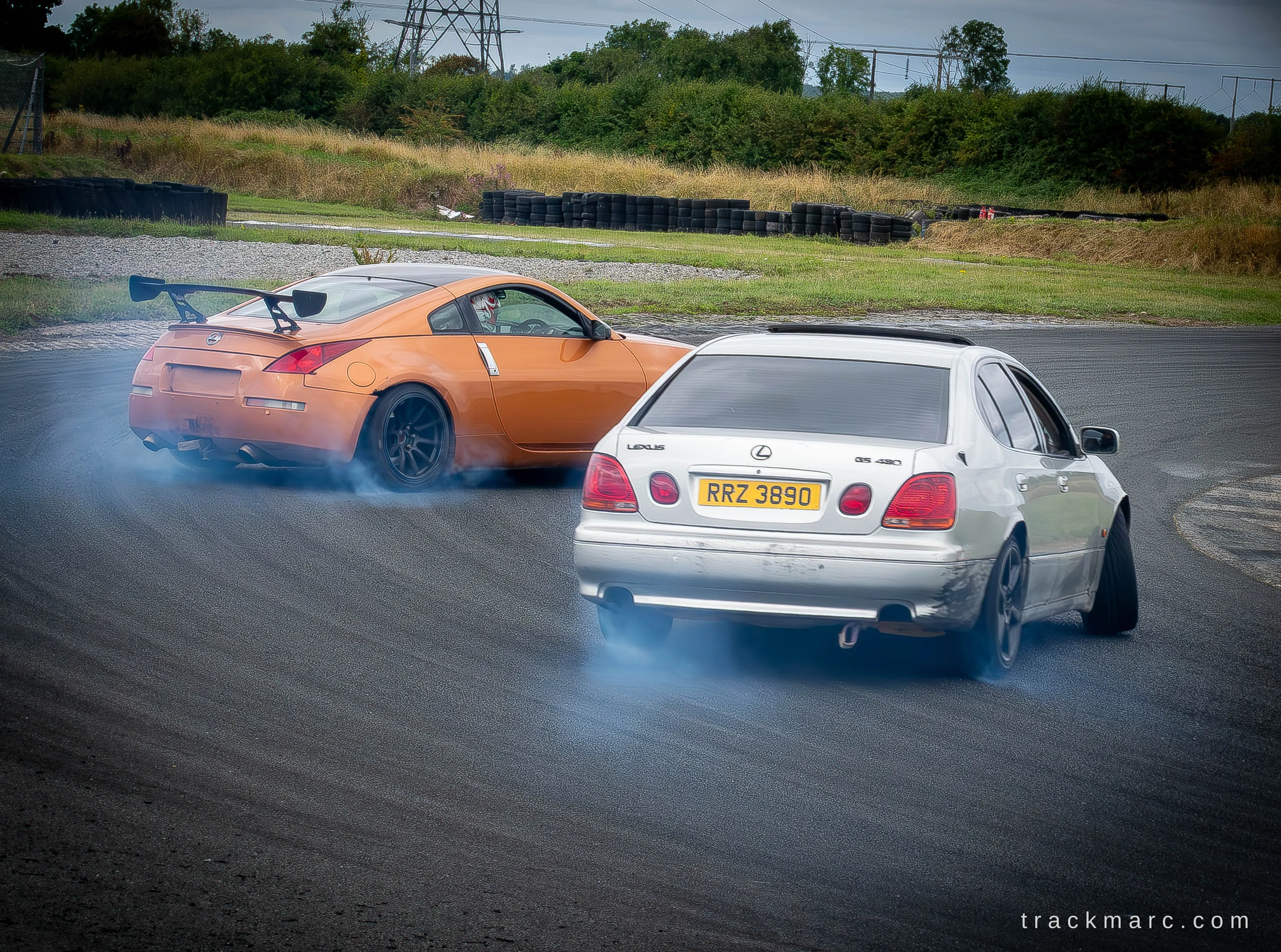 Lexus GS300 and Nissan 350Z at Drift Games