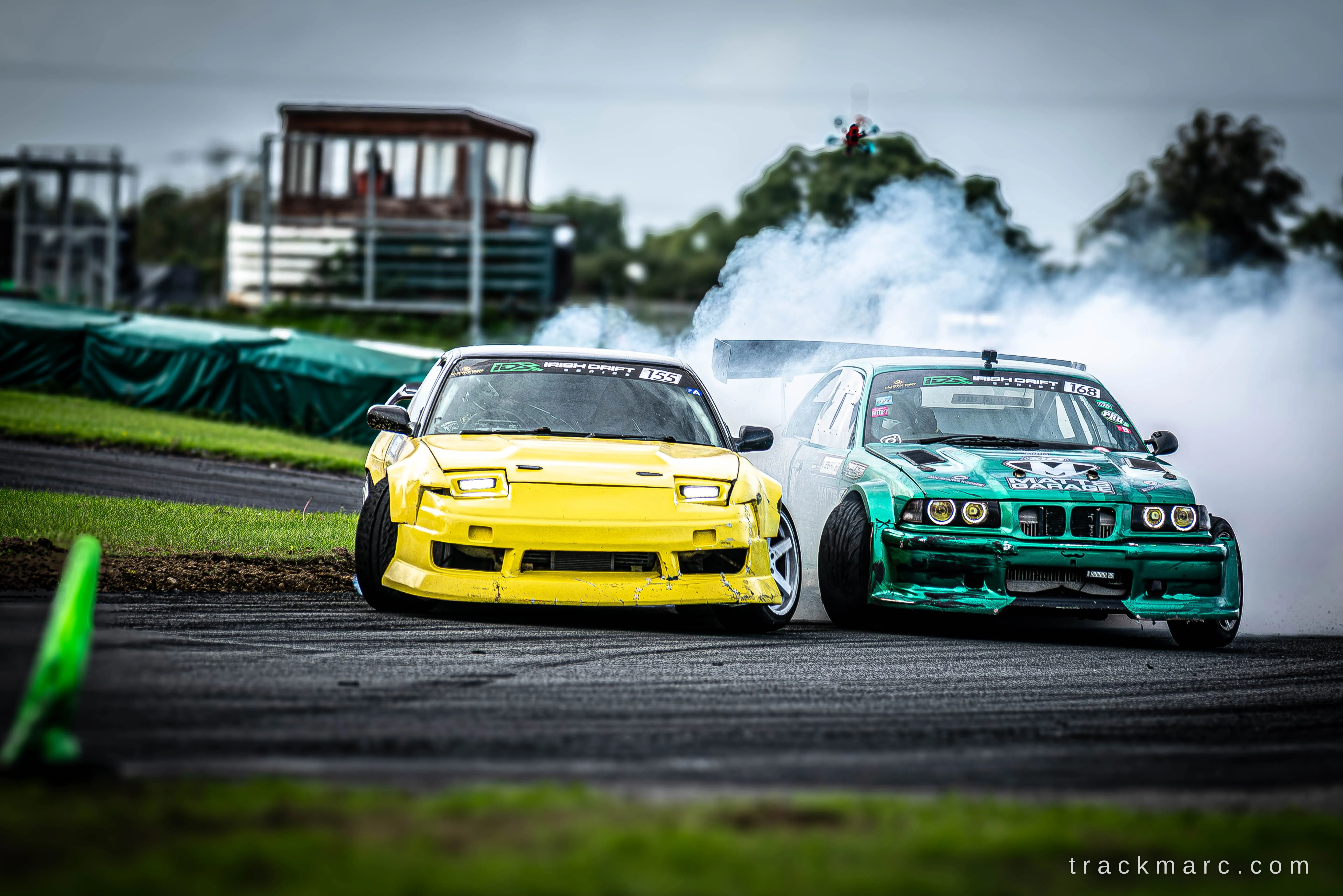 Nissan 180SX #155 and BMW E36 #168 — 130 Showdown