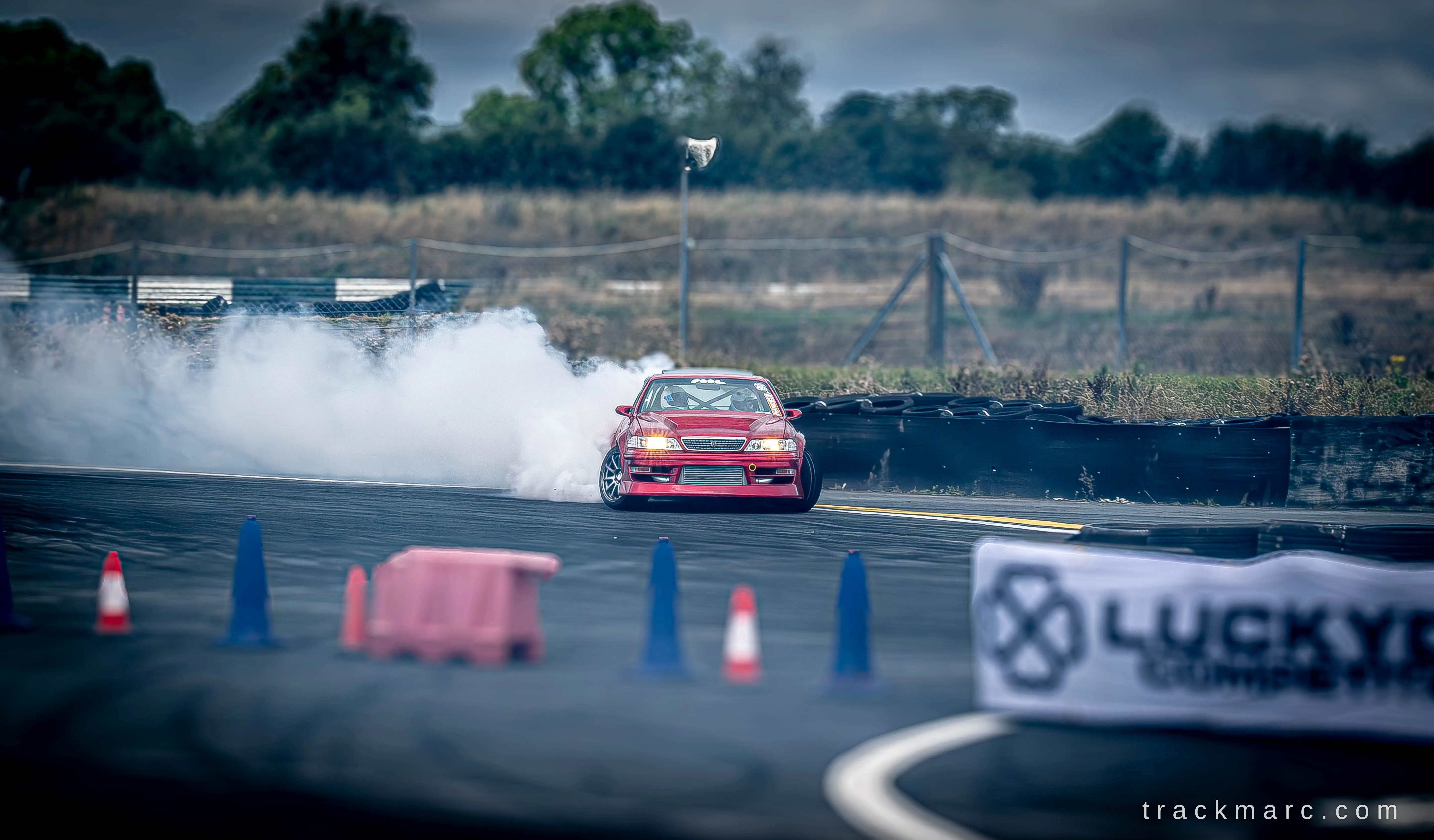 Red Toyota Chaser at Drift Games