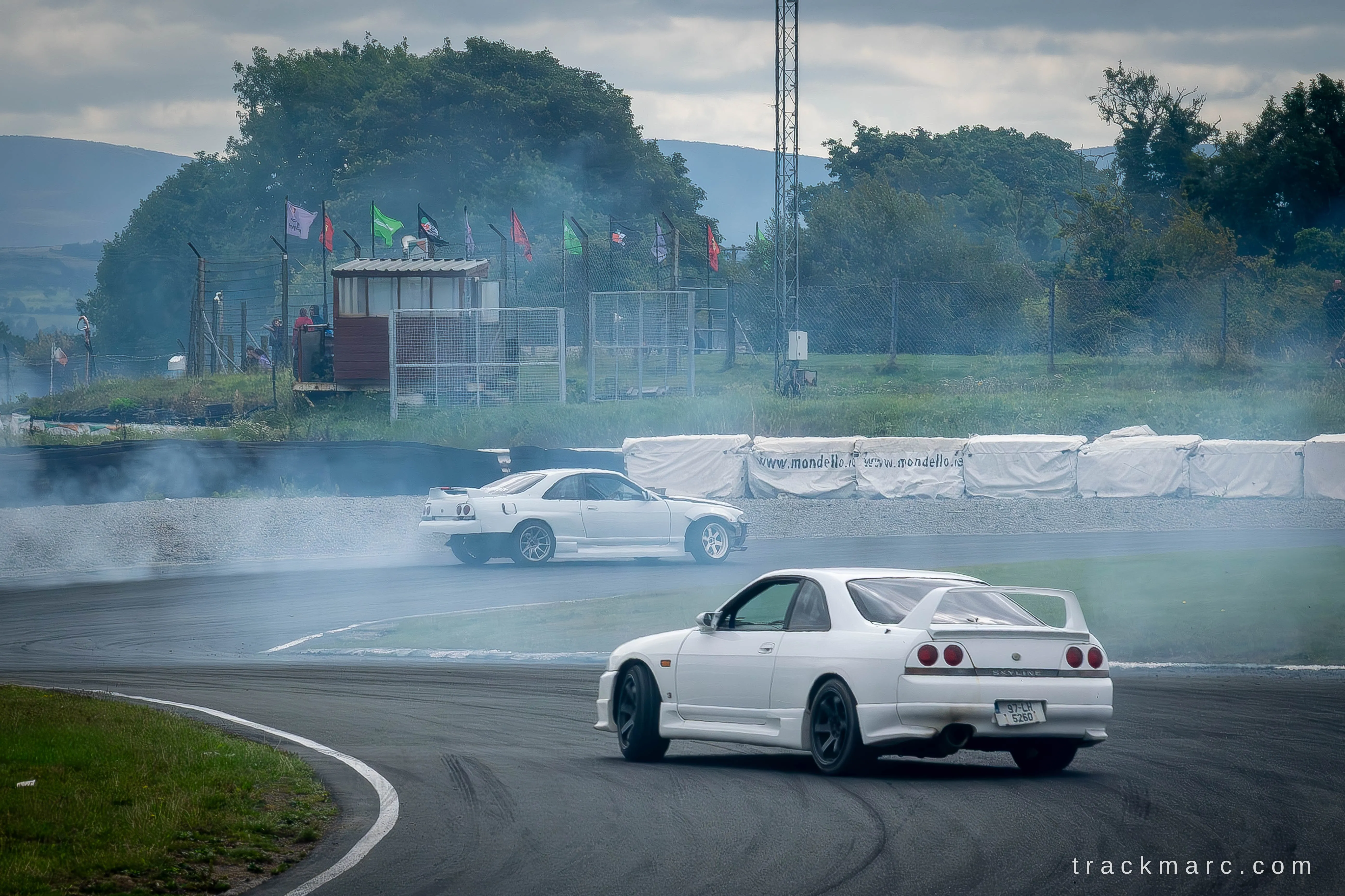 Nissan Skyline R33 pair at Drift Games, Mondello Park