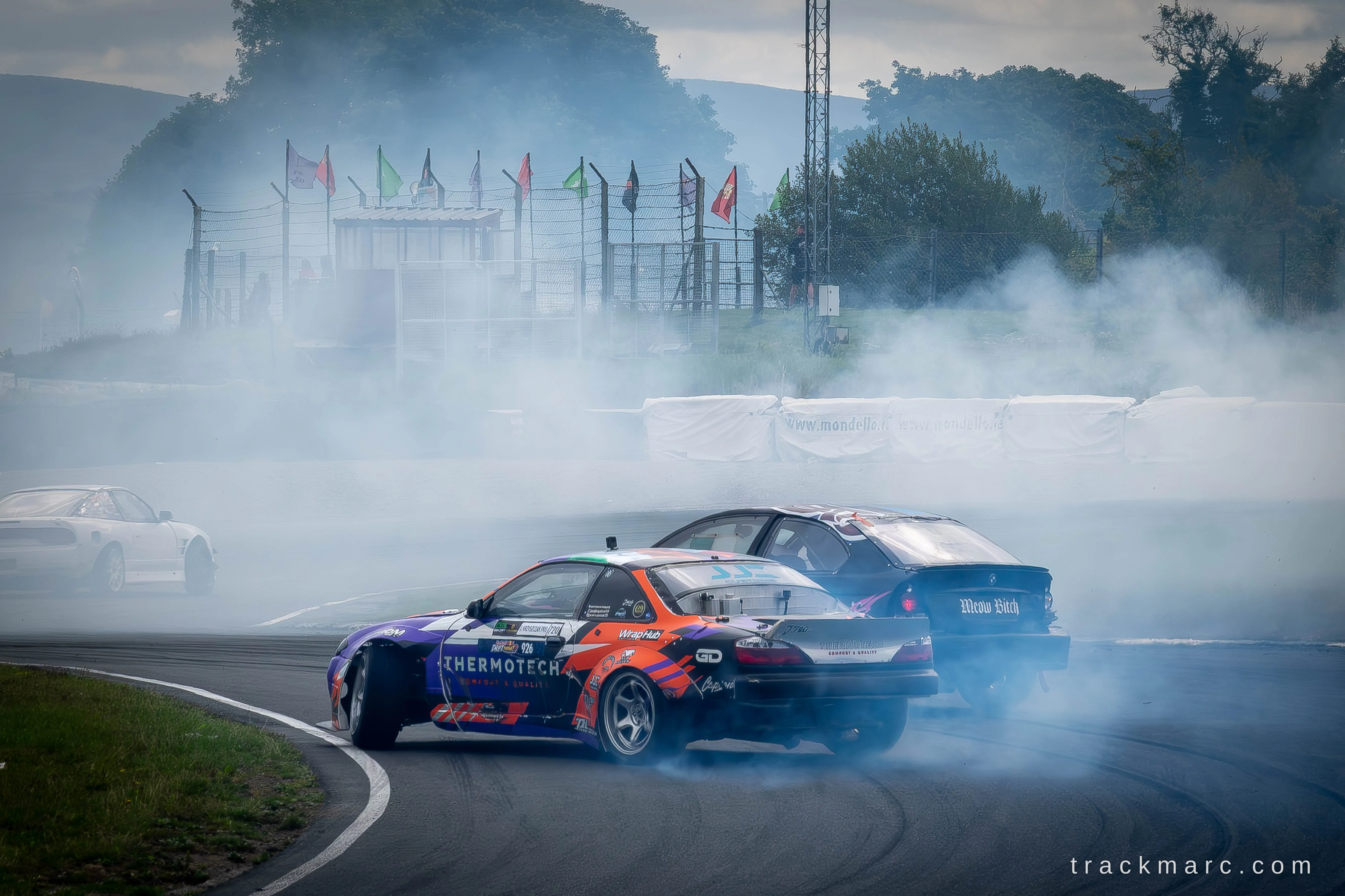 Nissan Silvia S15 and BMW at Drift Games, Mondello Park