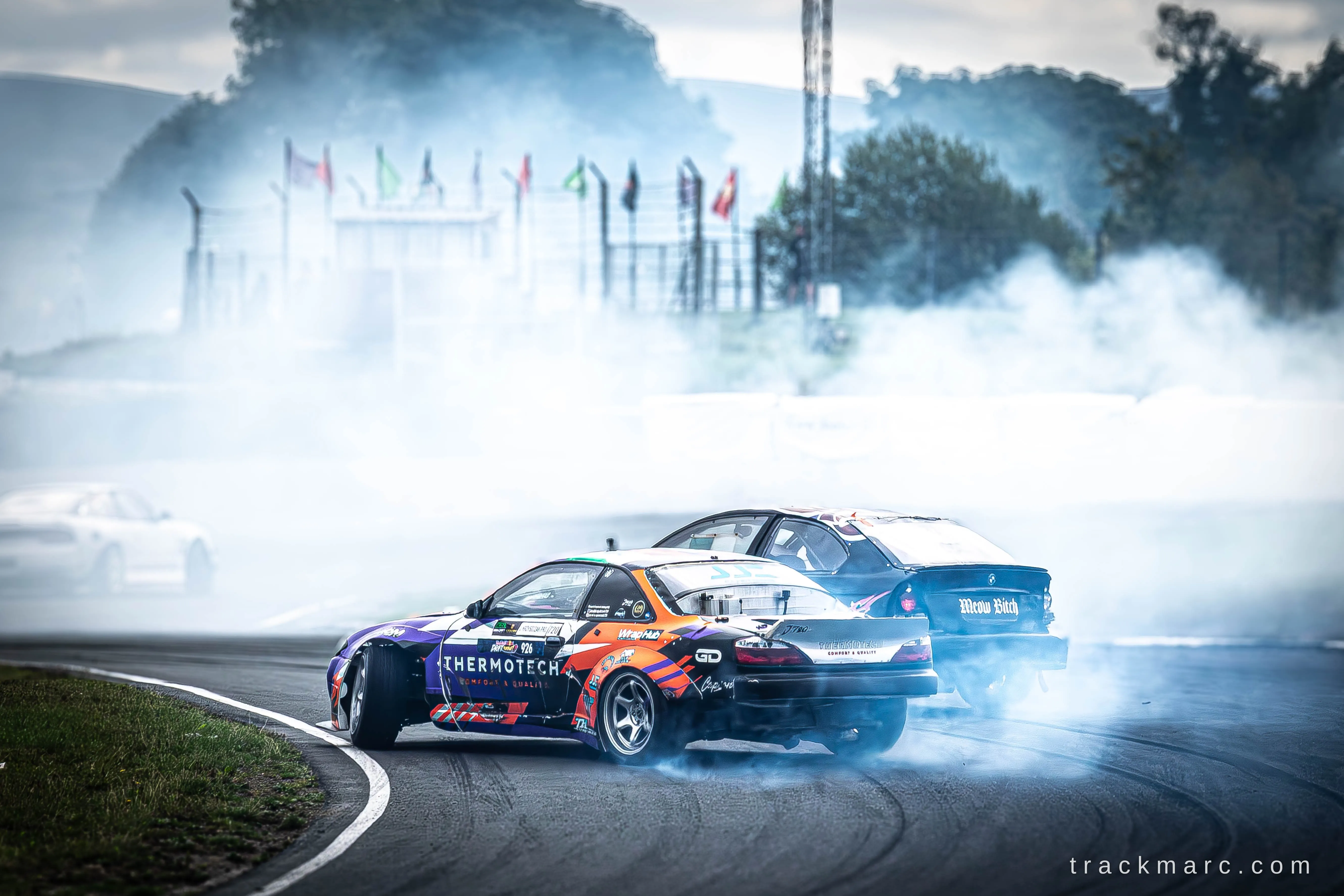 Nissan Silvia S15 and BMW at Drift Games, Mondello Park