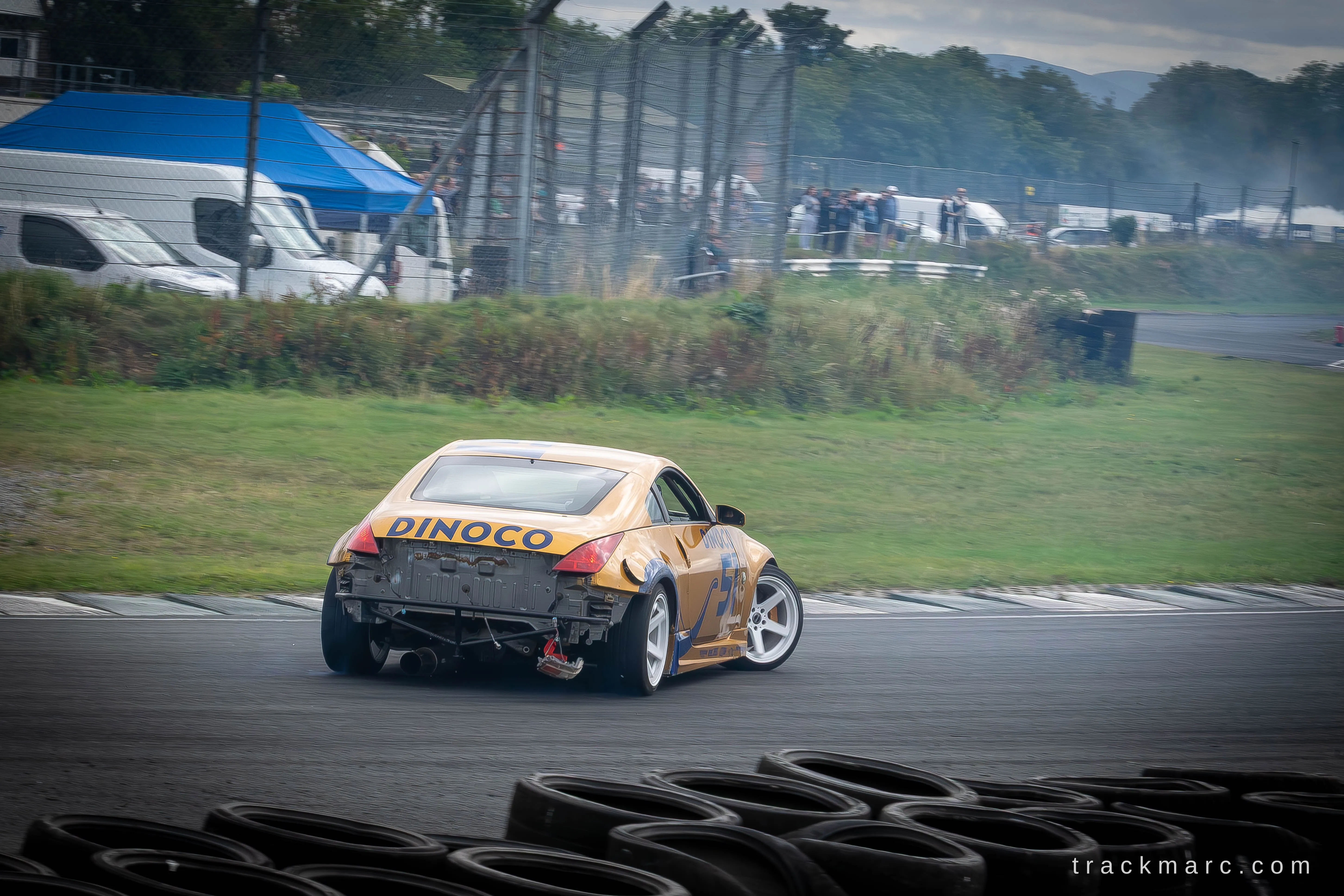 Nissan 350Z Dinoco livery at Drift Games