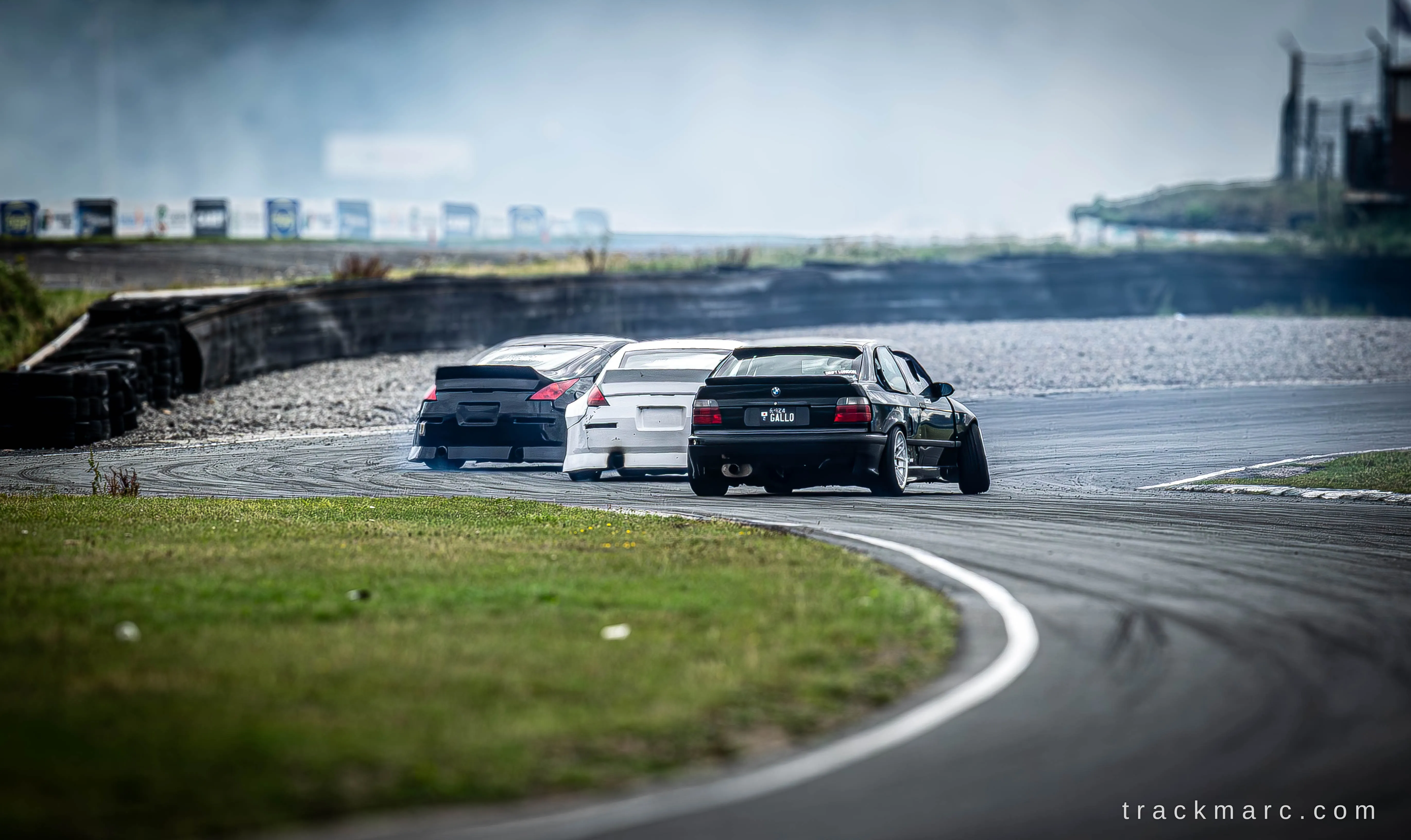 BMW E36 and Nissan 350Zs at Drift Games