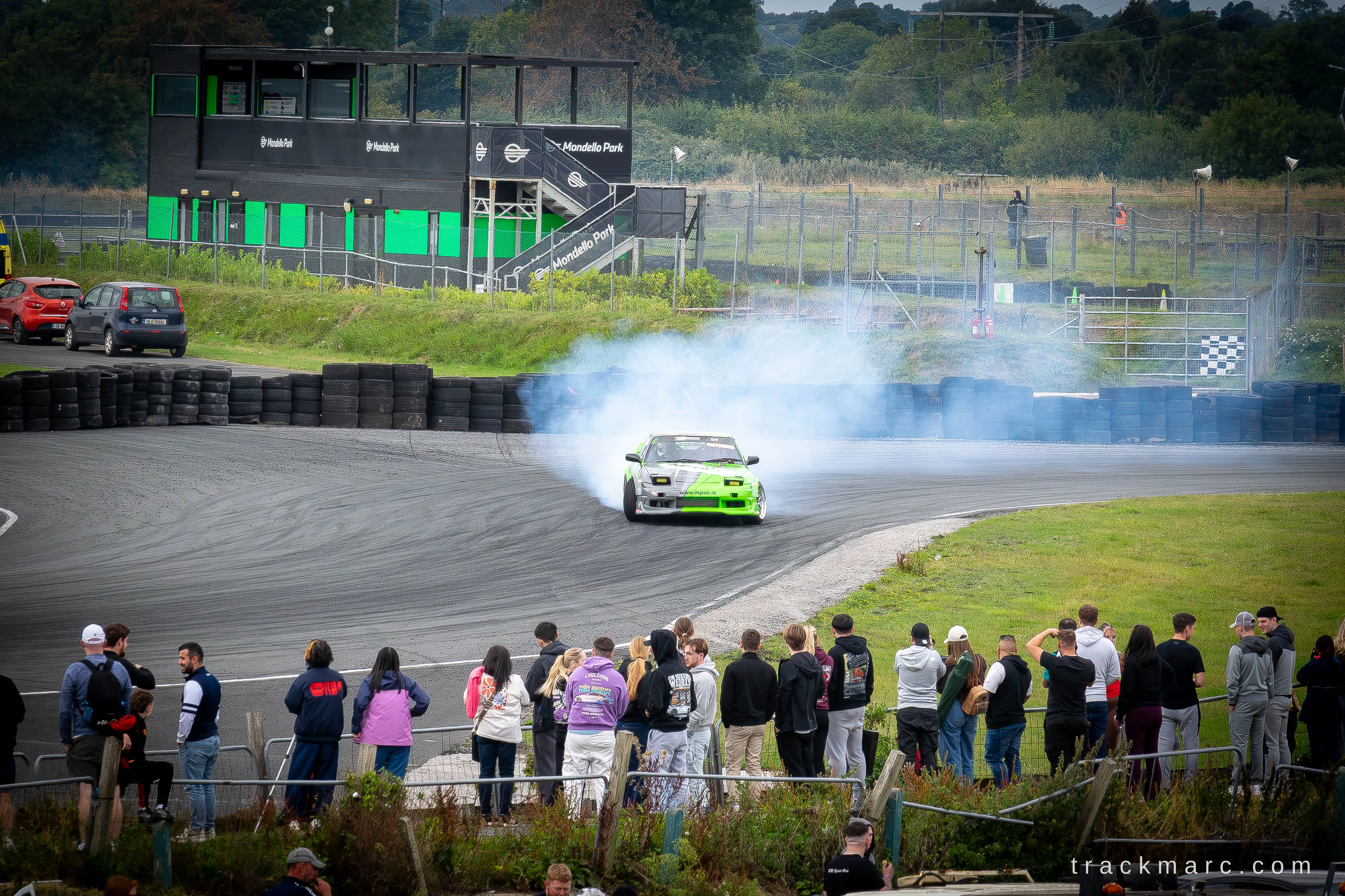 Nissan drift car at Drift Games, Mondello Park