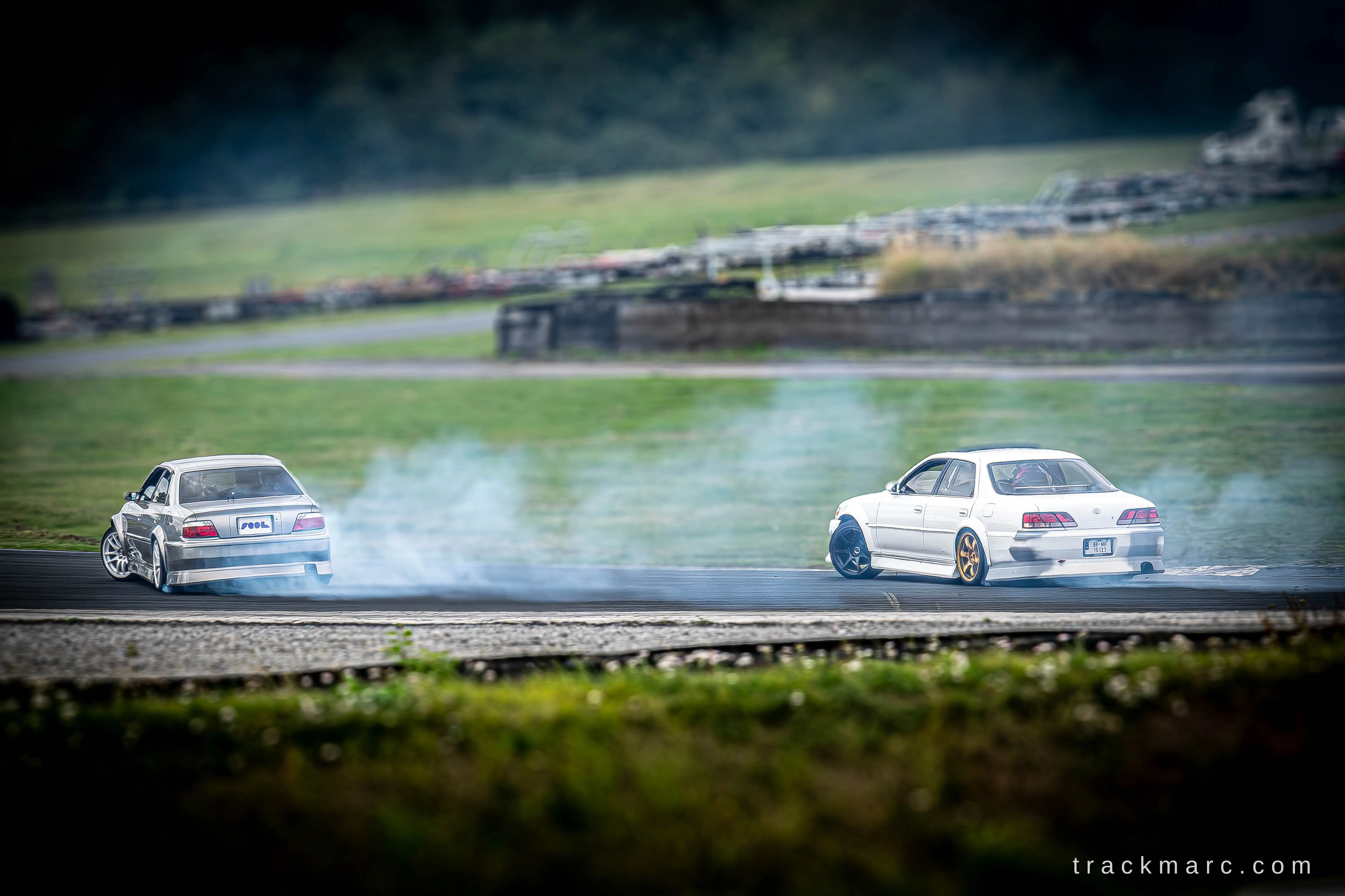Toyota Chasers in tandem at Drift Games