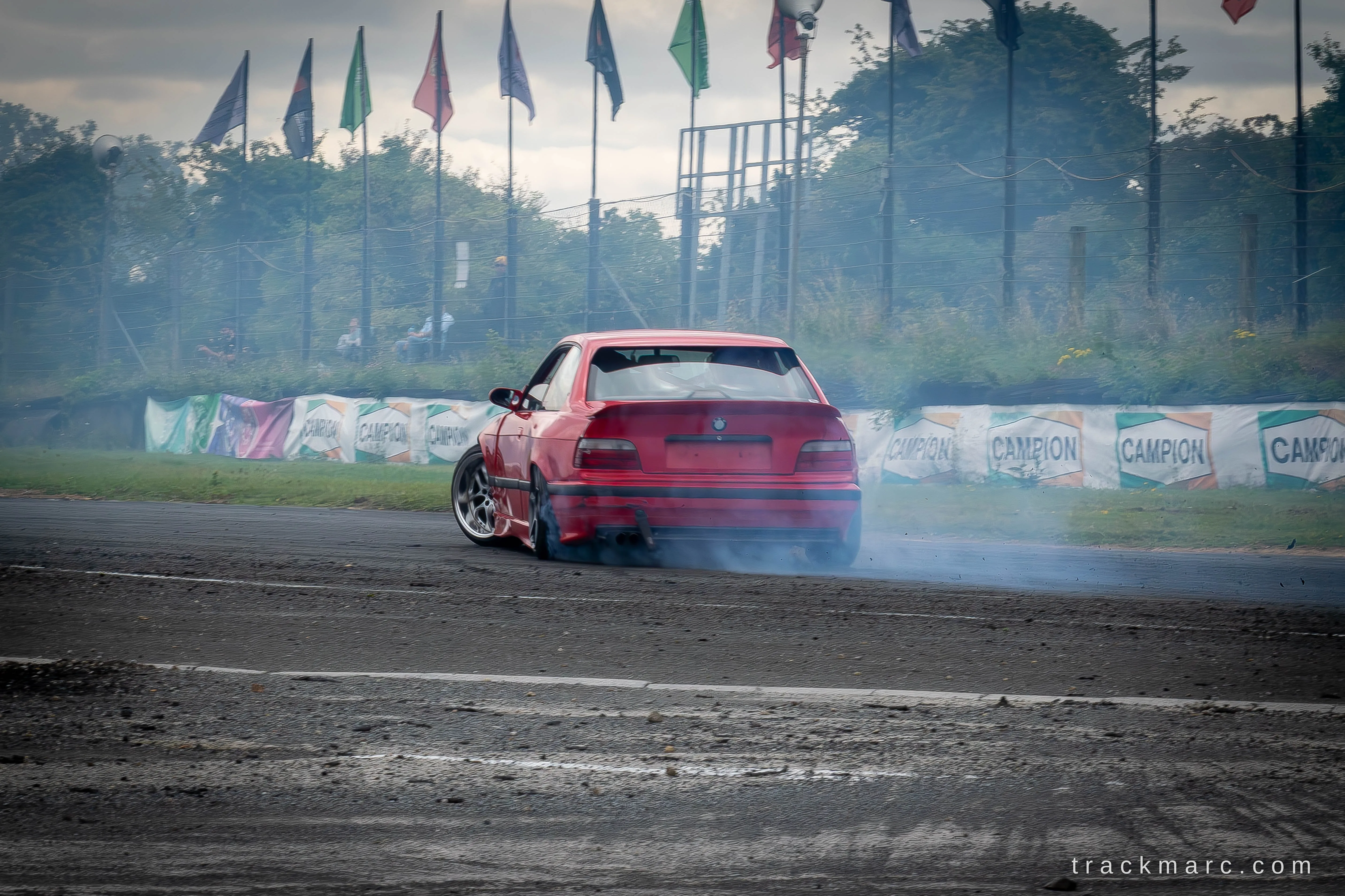 Red BMW E36 drift car — Drift Games