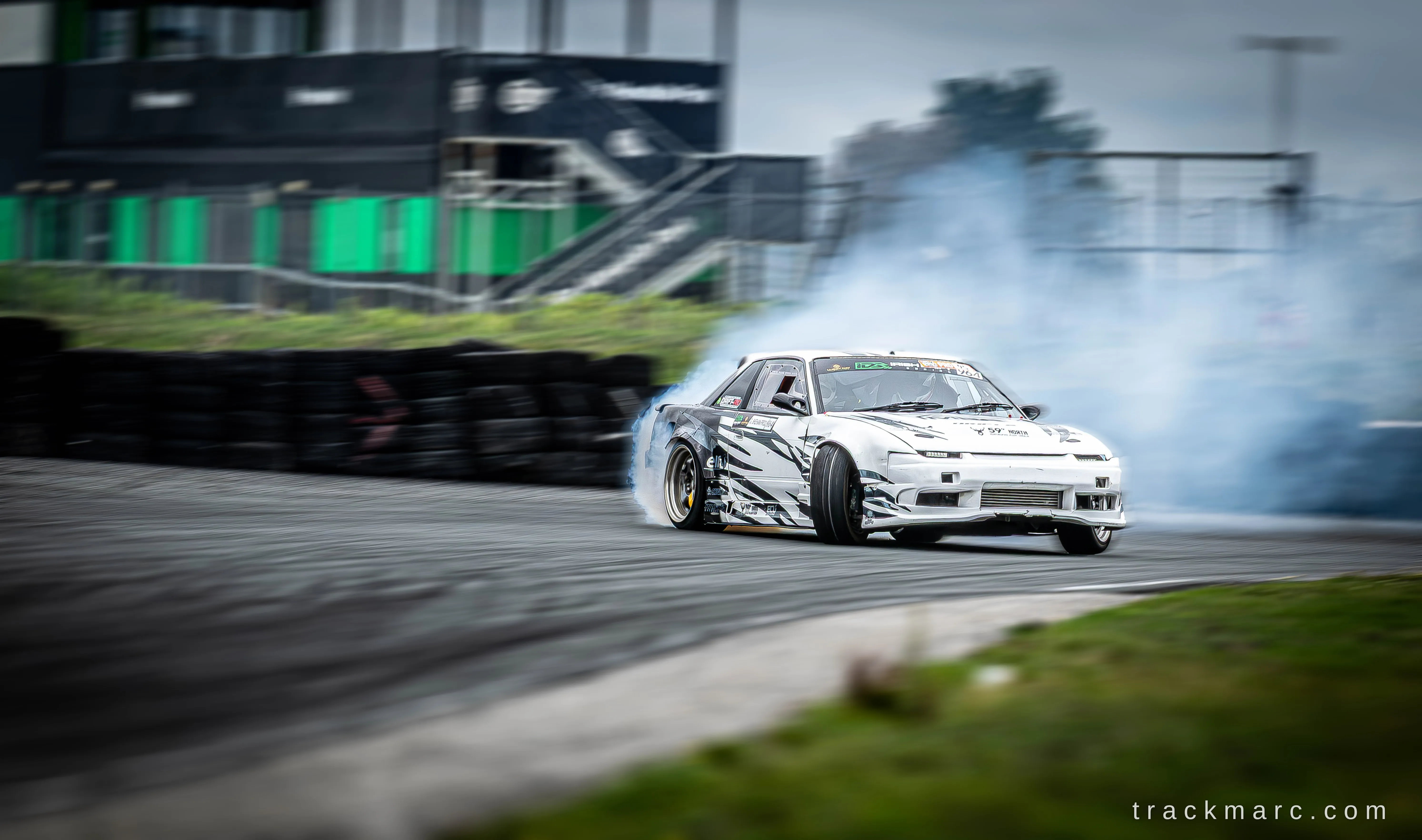 Nissan 180SX drift car at Drift Games, Mondello Park
