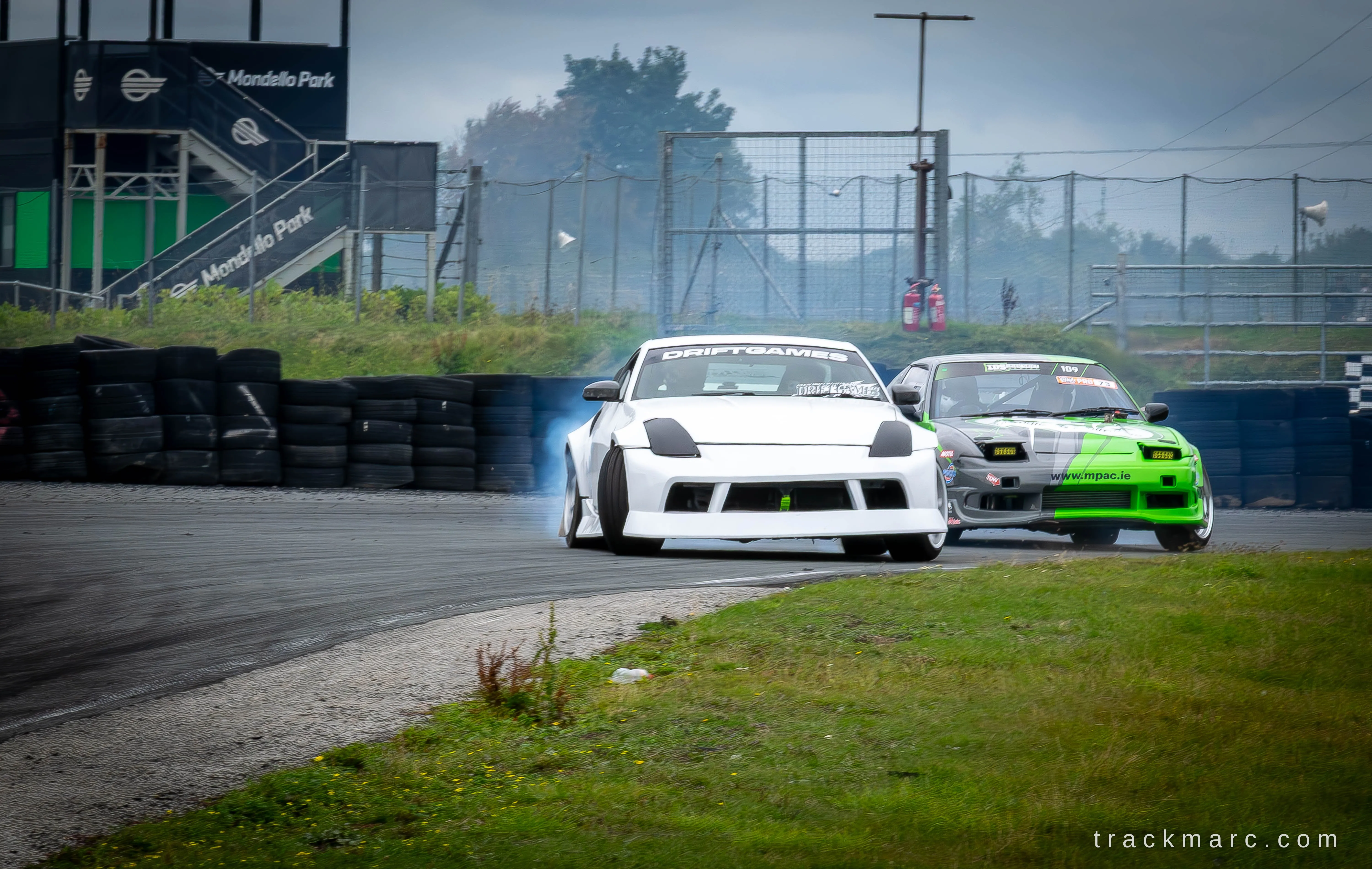 Nissan 350Z and Nissan 180SX at Drift Games