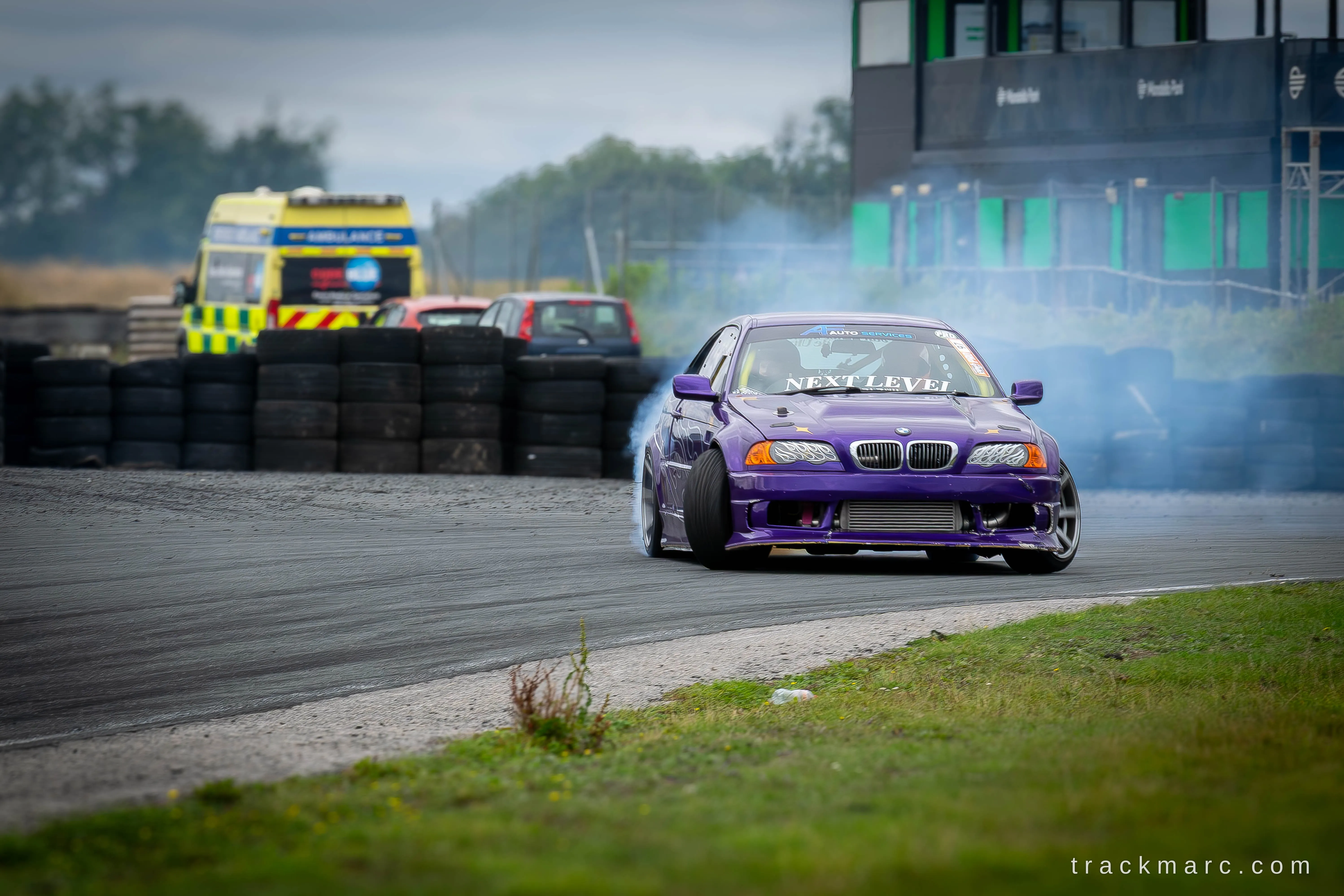 Purple BMW E46 drift car — Drift Games