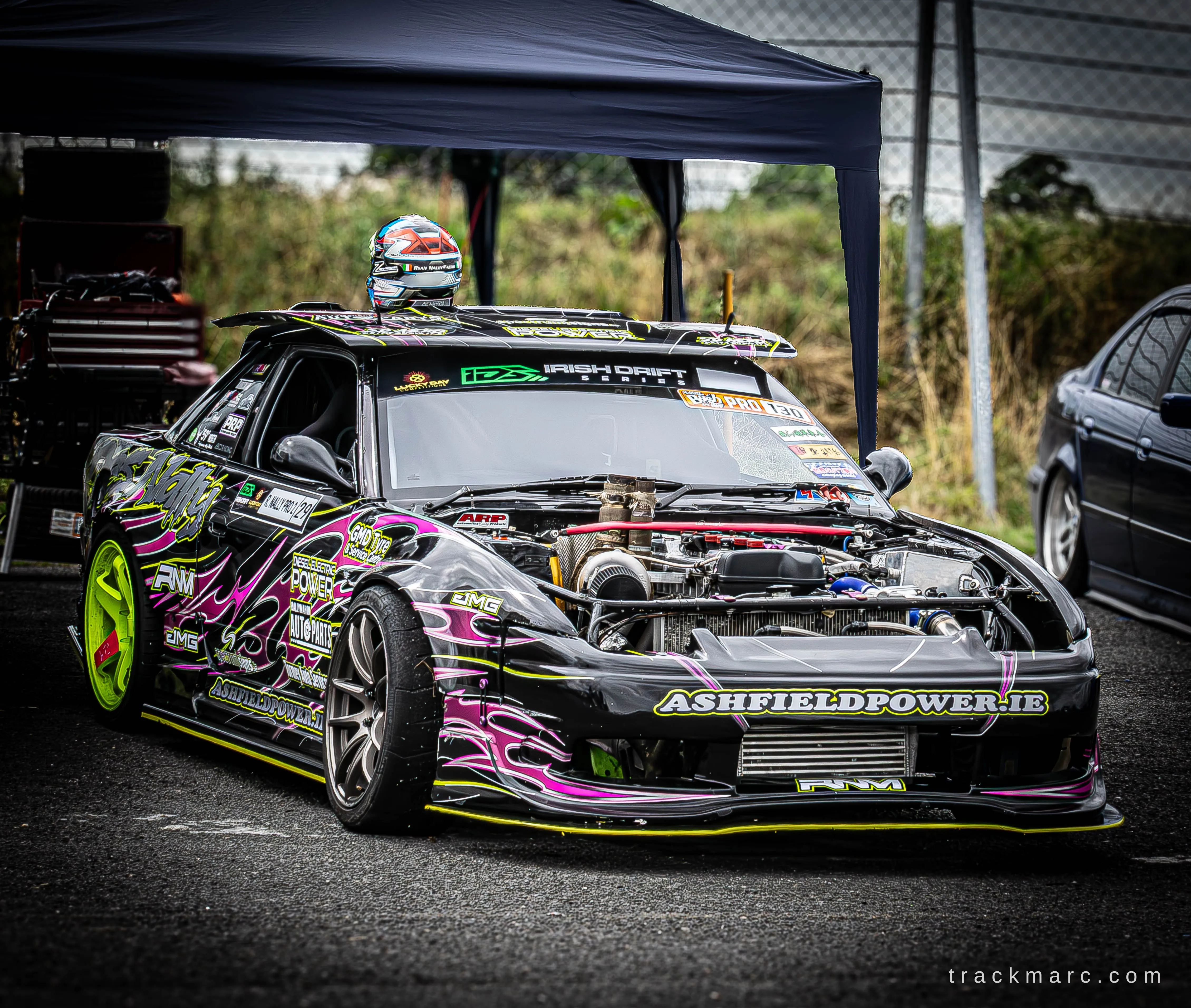 Nissan 180SX drift car, Ashfield Power