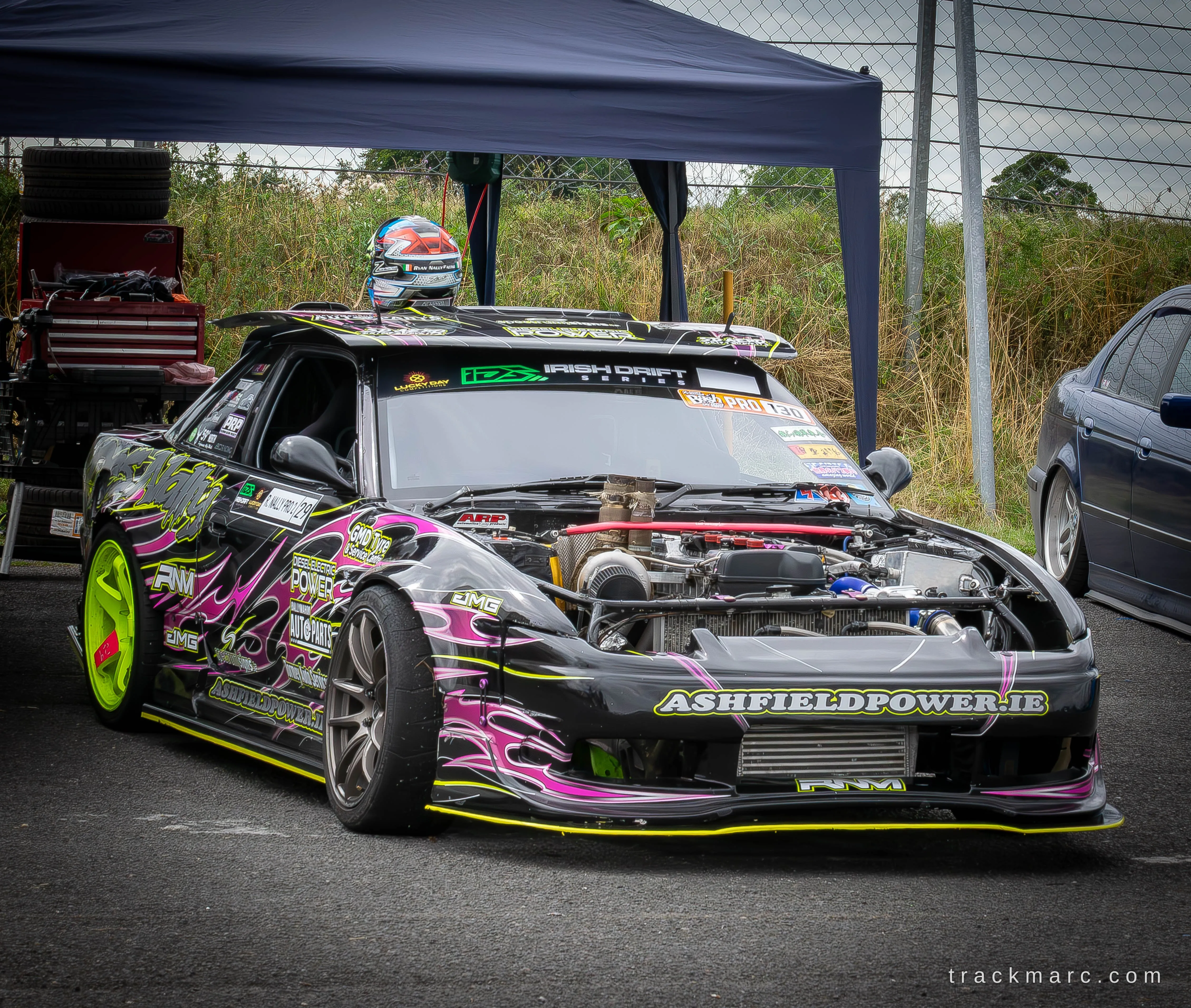 Nissan 180SX drift car, Ashfield Power