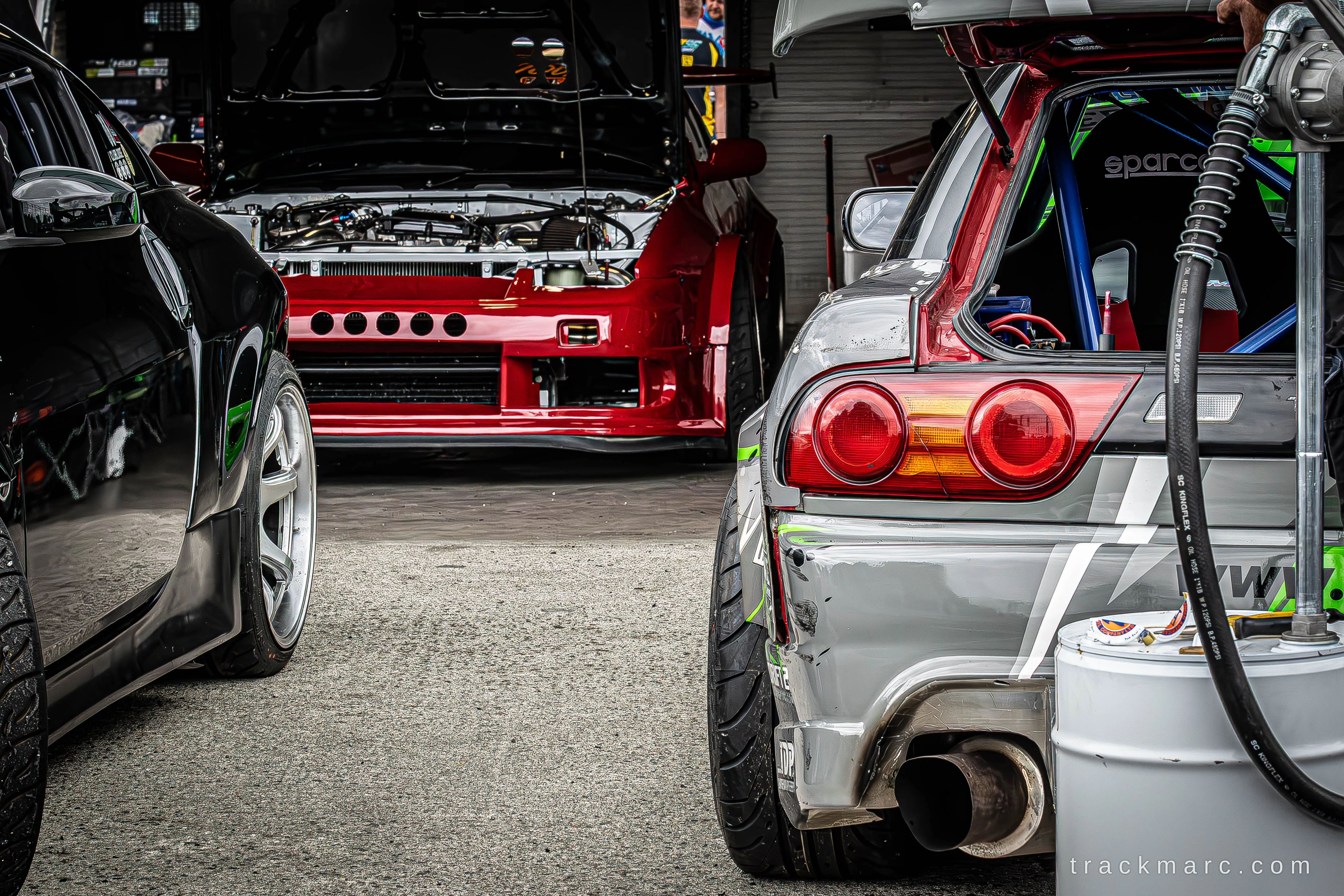 Nissan S-chassis drift cars at Drift Games