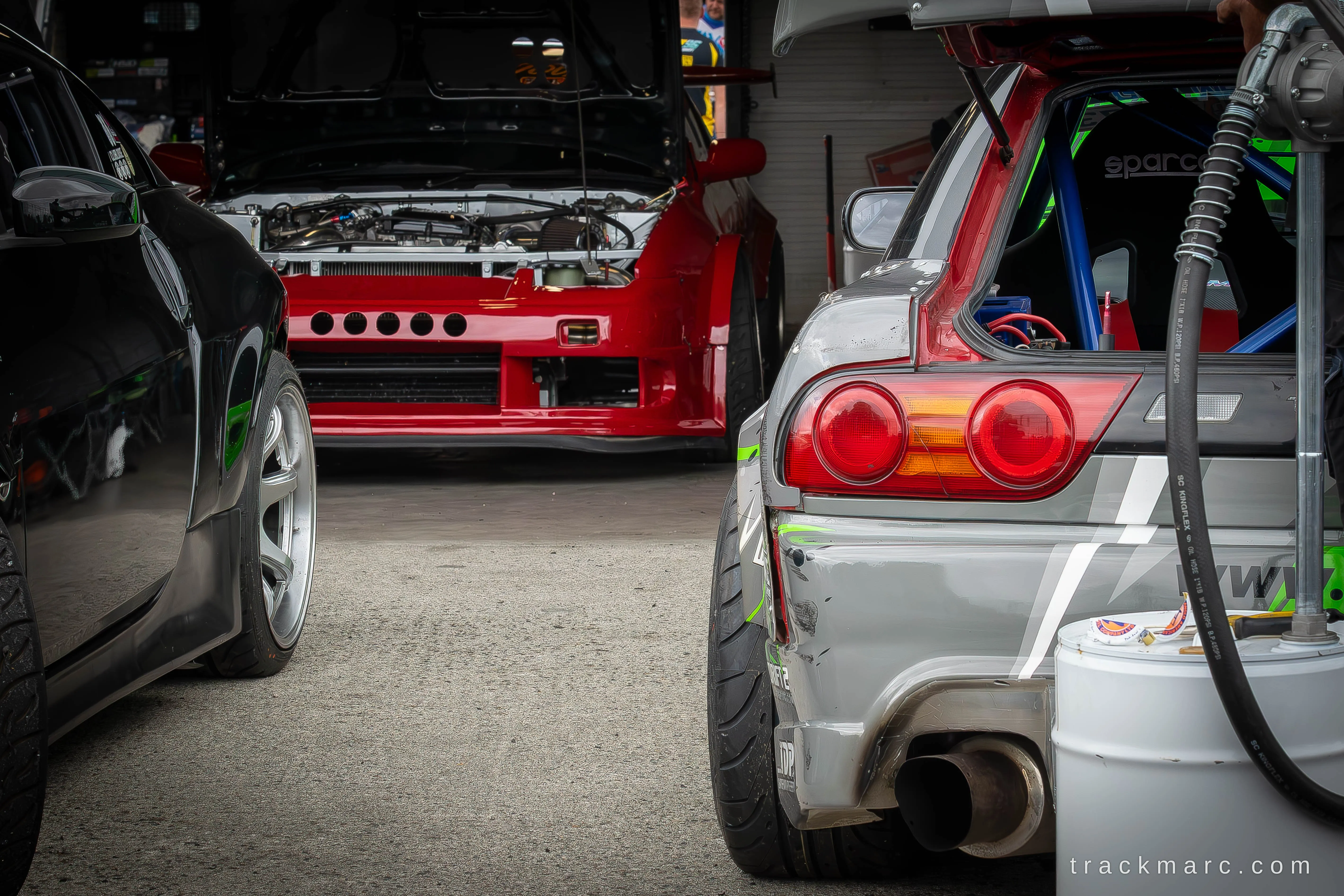 Nissan S-chassis drift cars at Drift Games