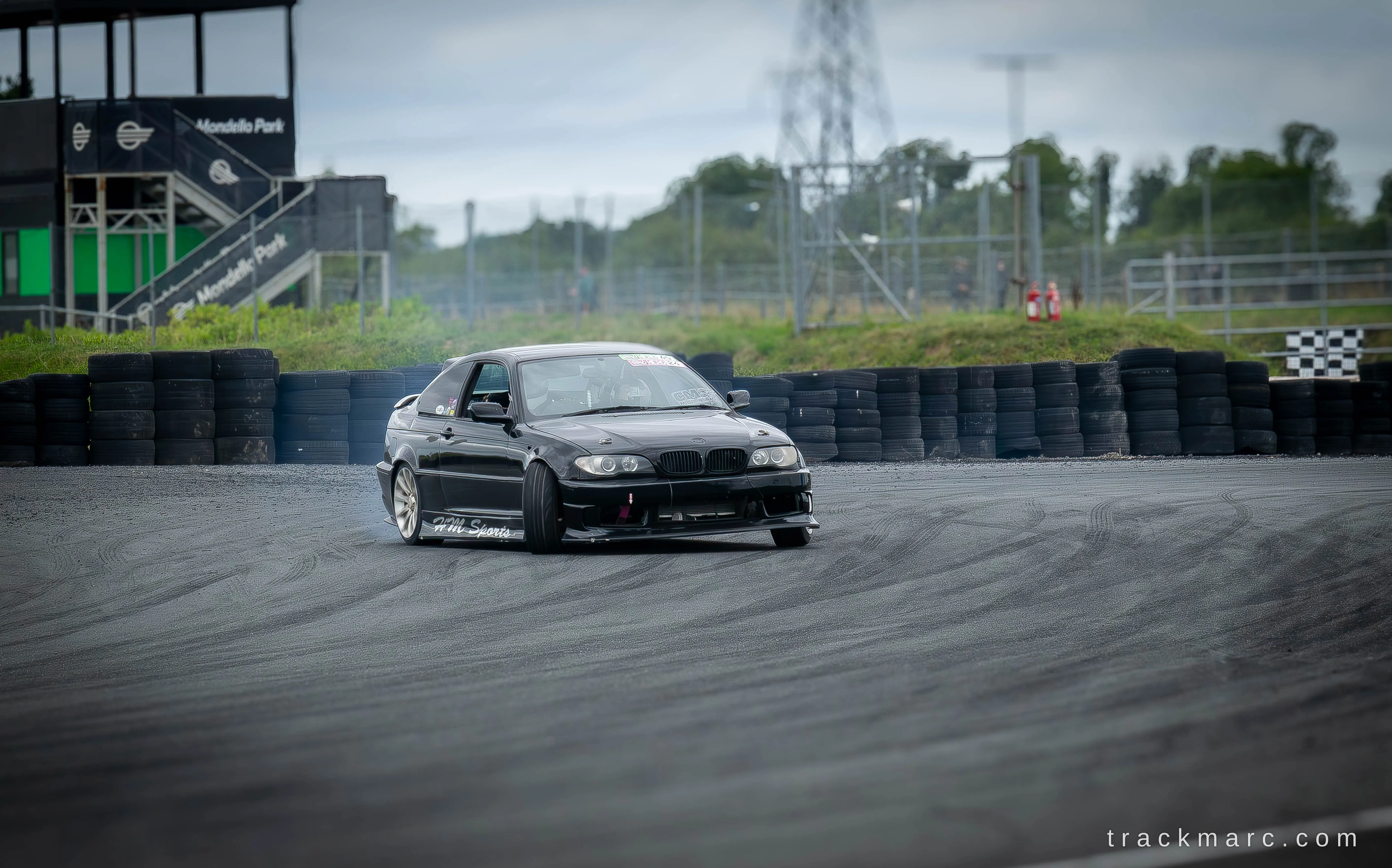 Black BMW E46 Coupe, Drift Games, Mondello Park