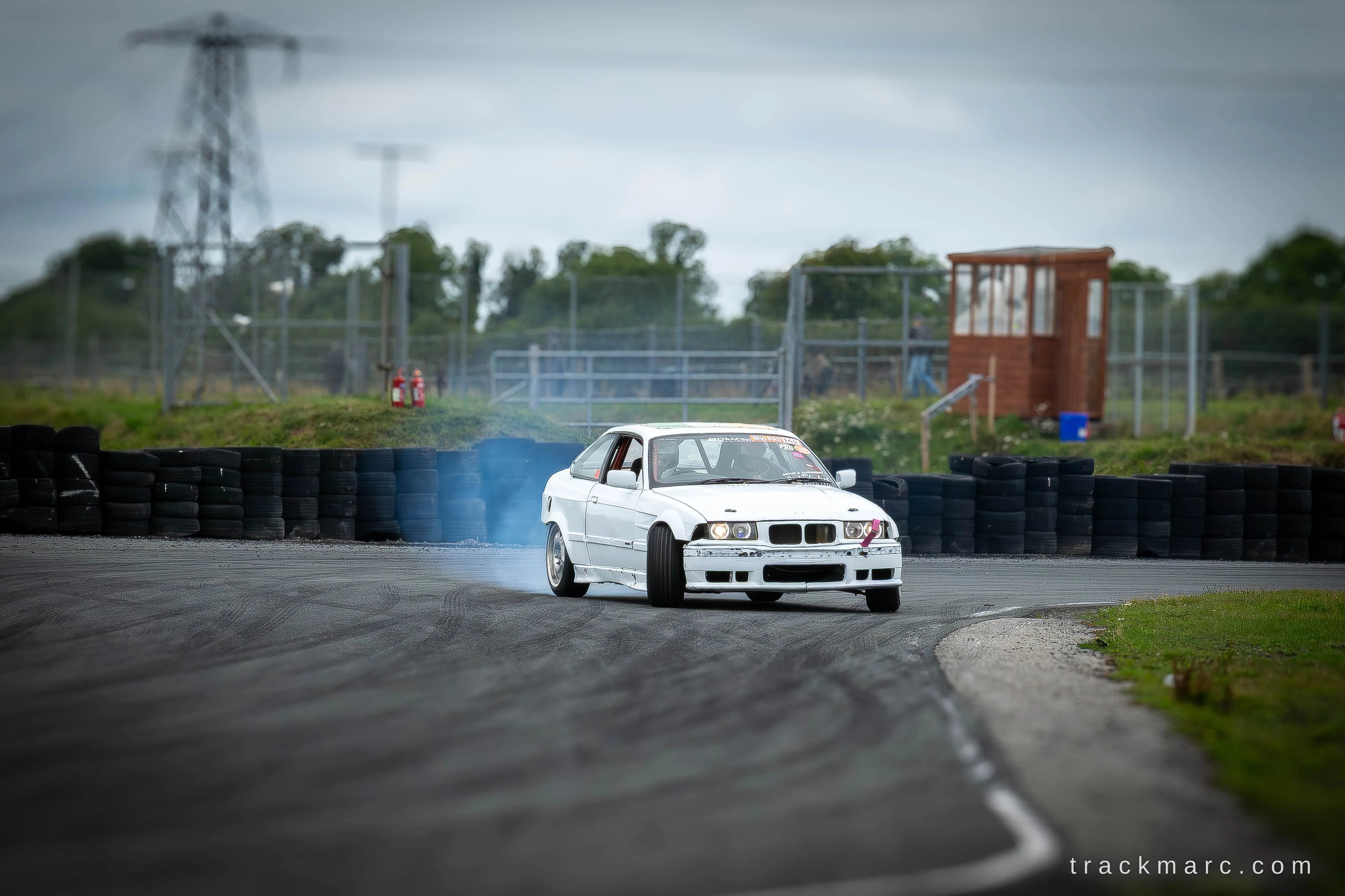 White BMW E36, Drift Games