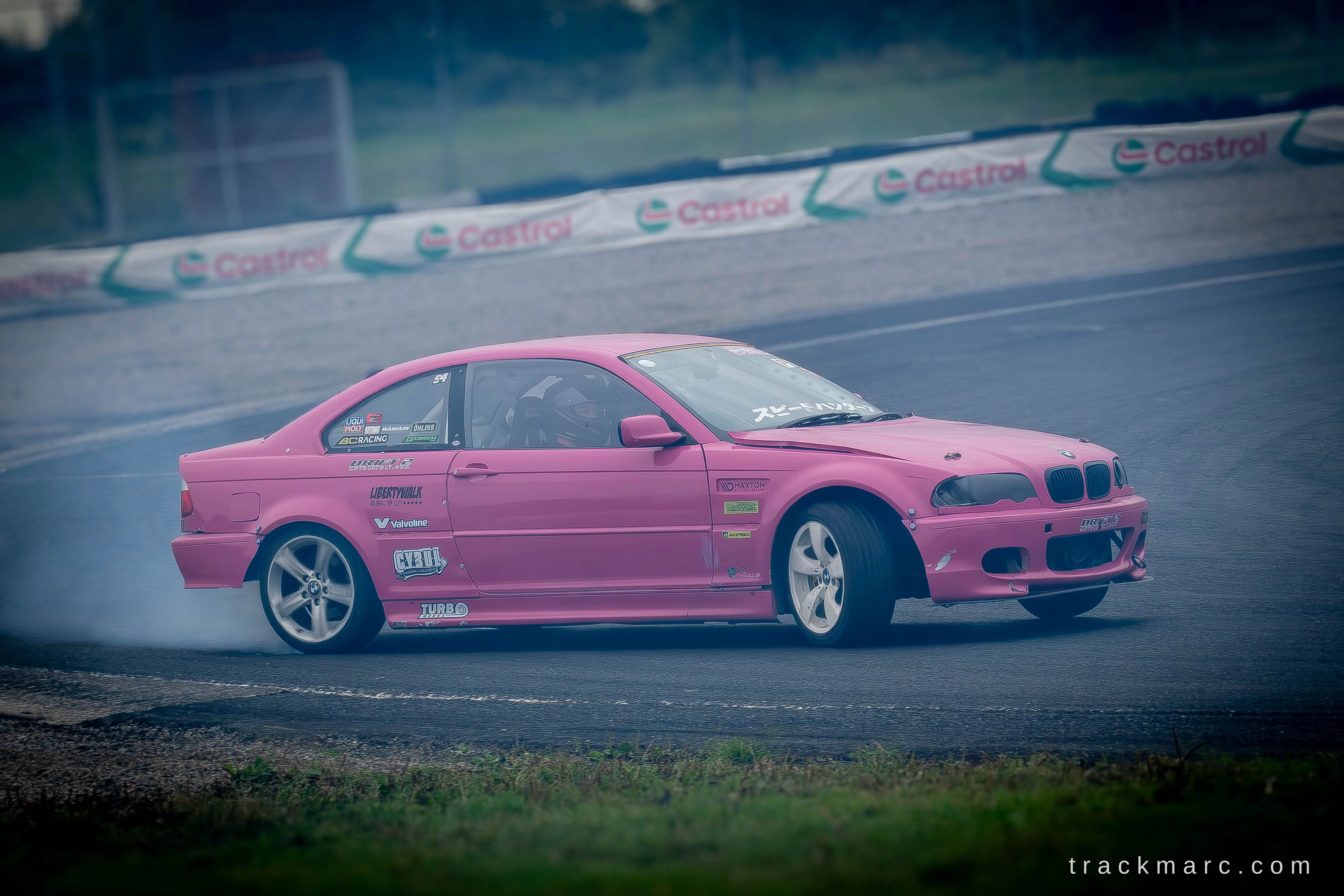 Pink BMW E46 at Drift Games