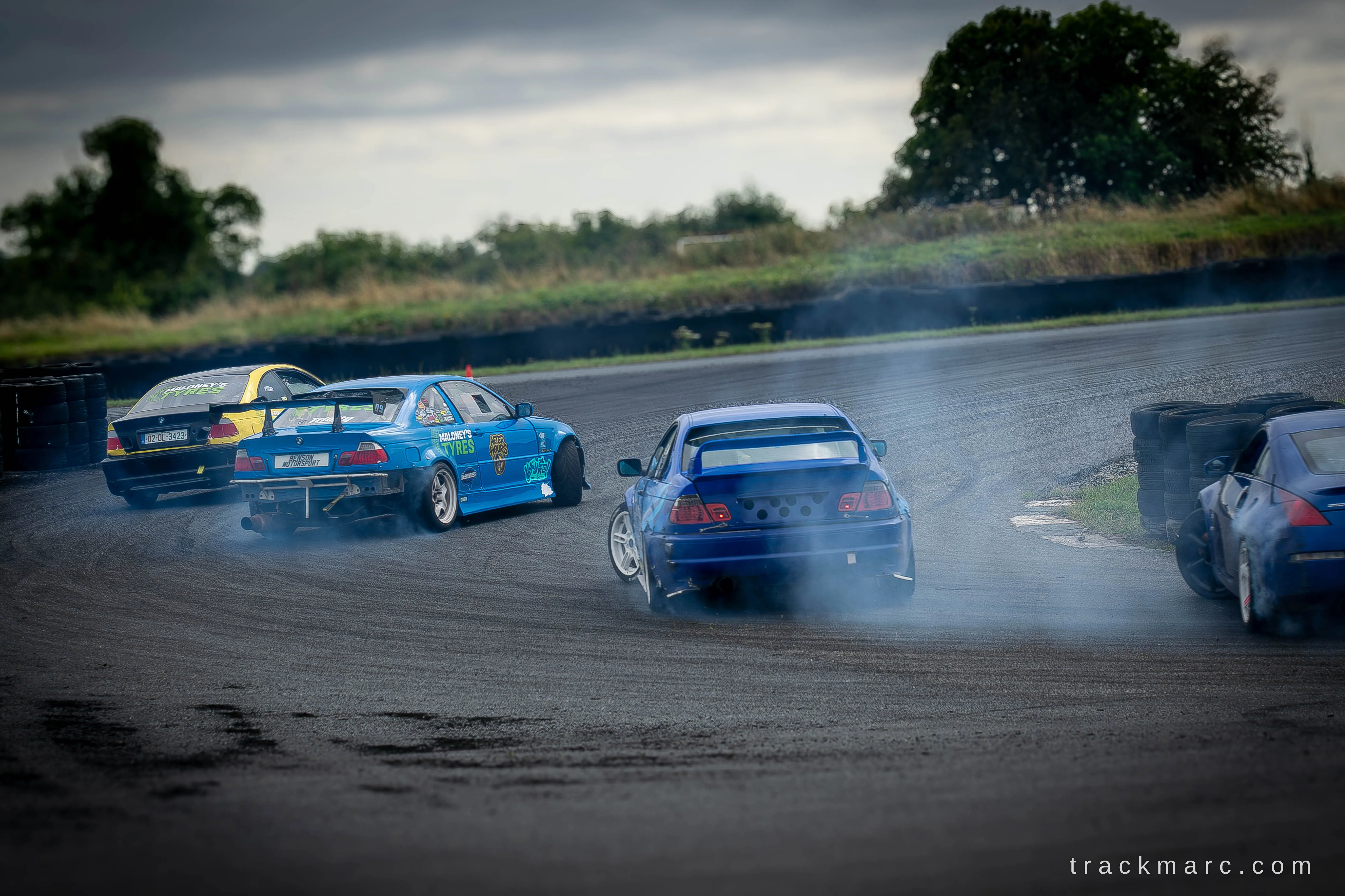 BMW E46 drift trio at Drift Games