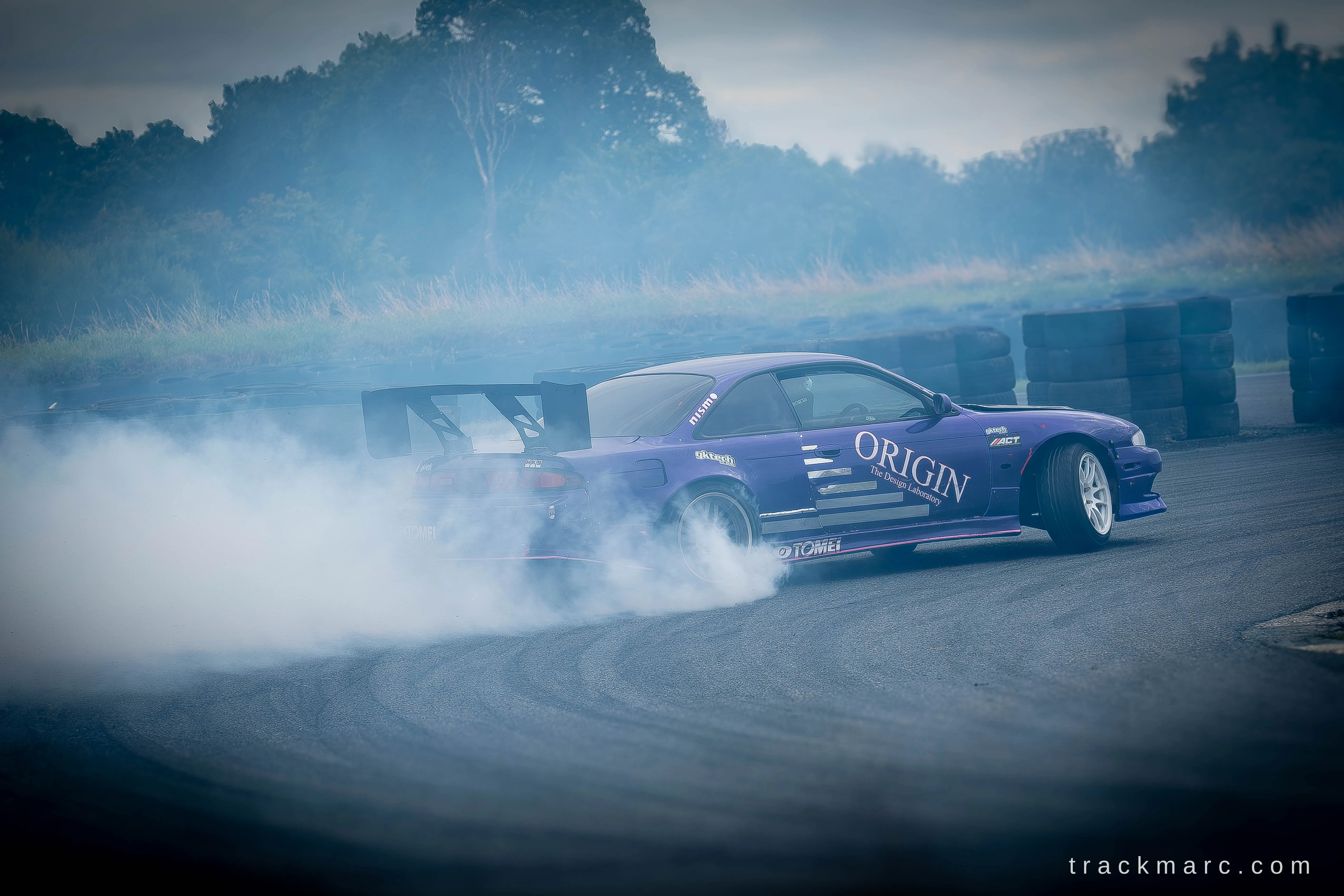 Purple Nissan Silvia S14 at Drift Games