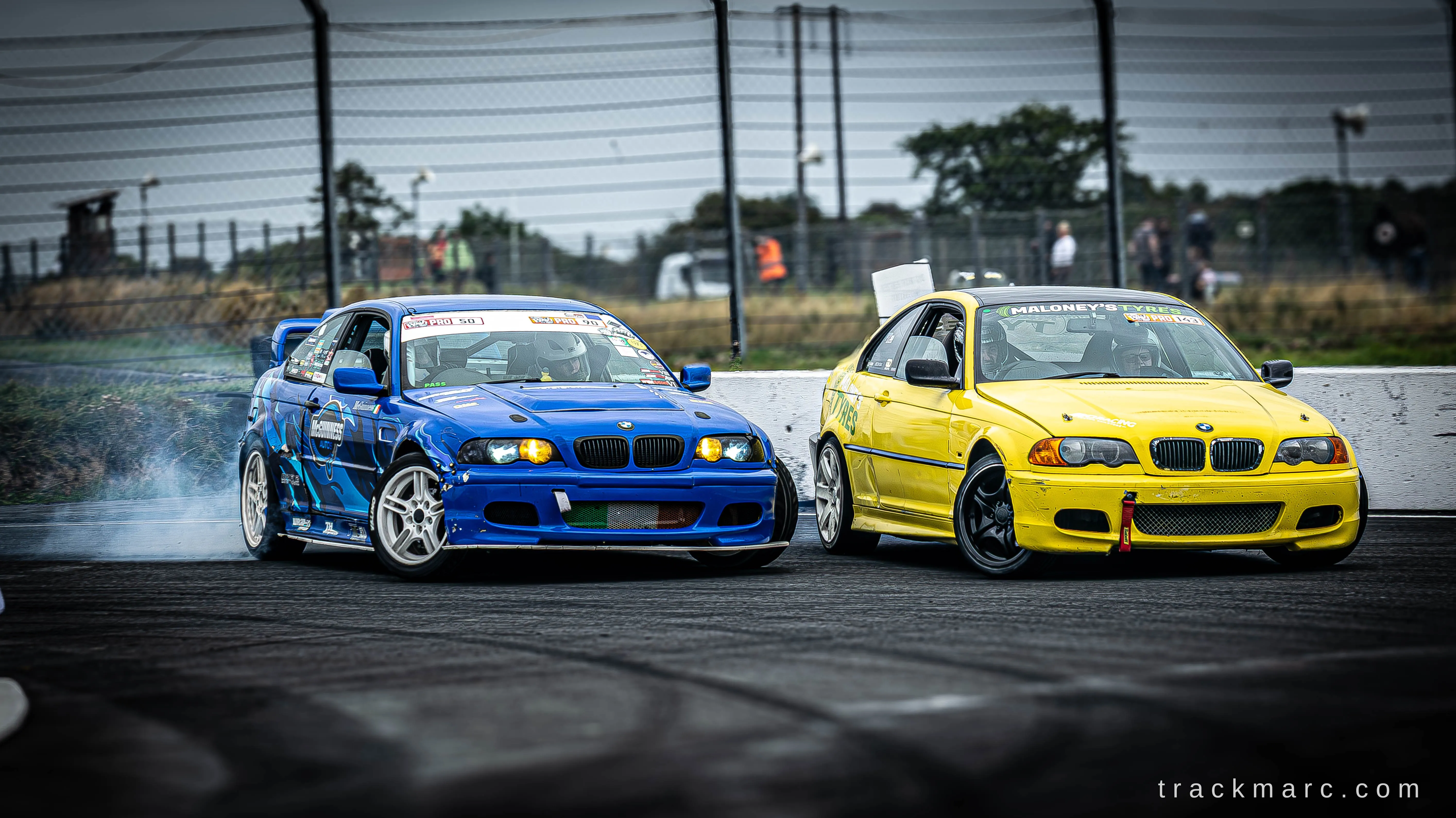 BMW E46 drift tandem at Drift Games