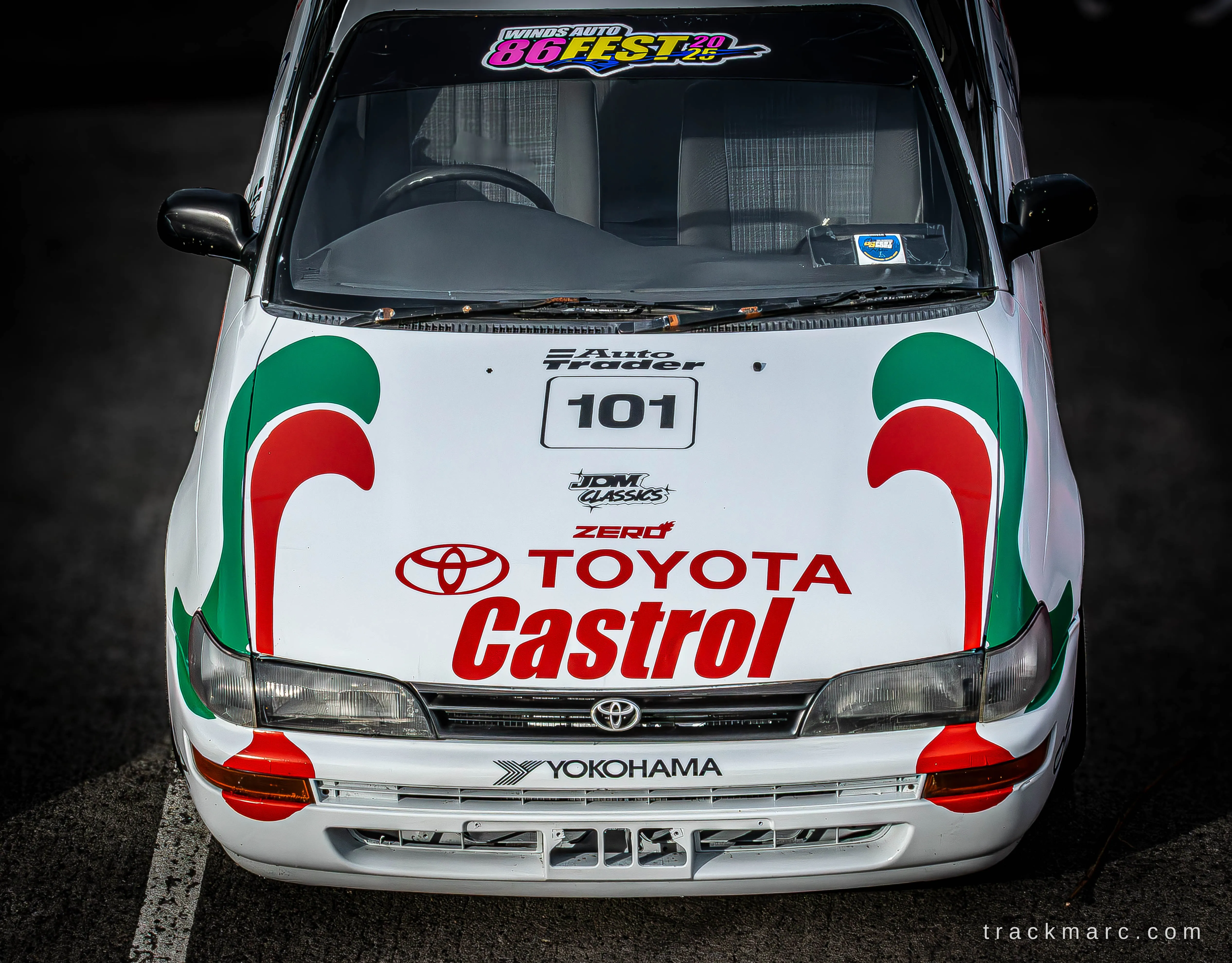 Toyota Corolla AE101, Castrol livery at 86 Fest