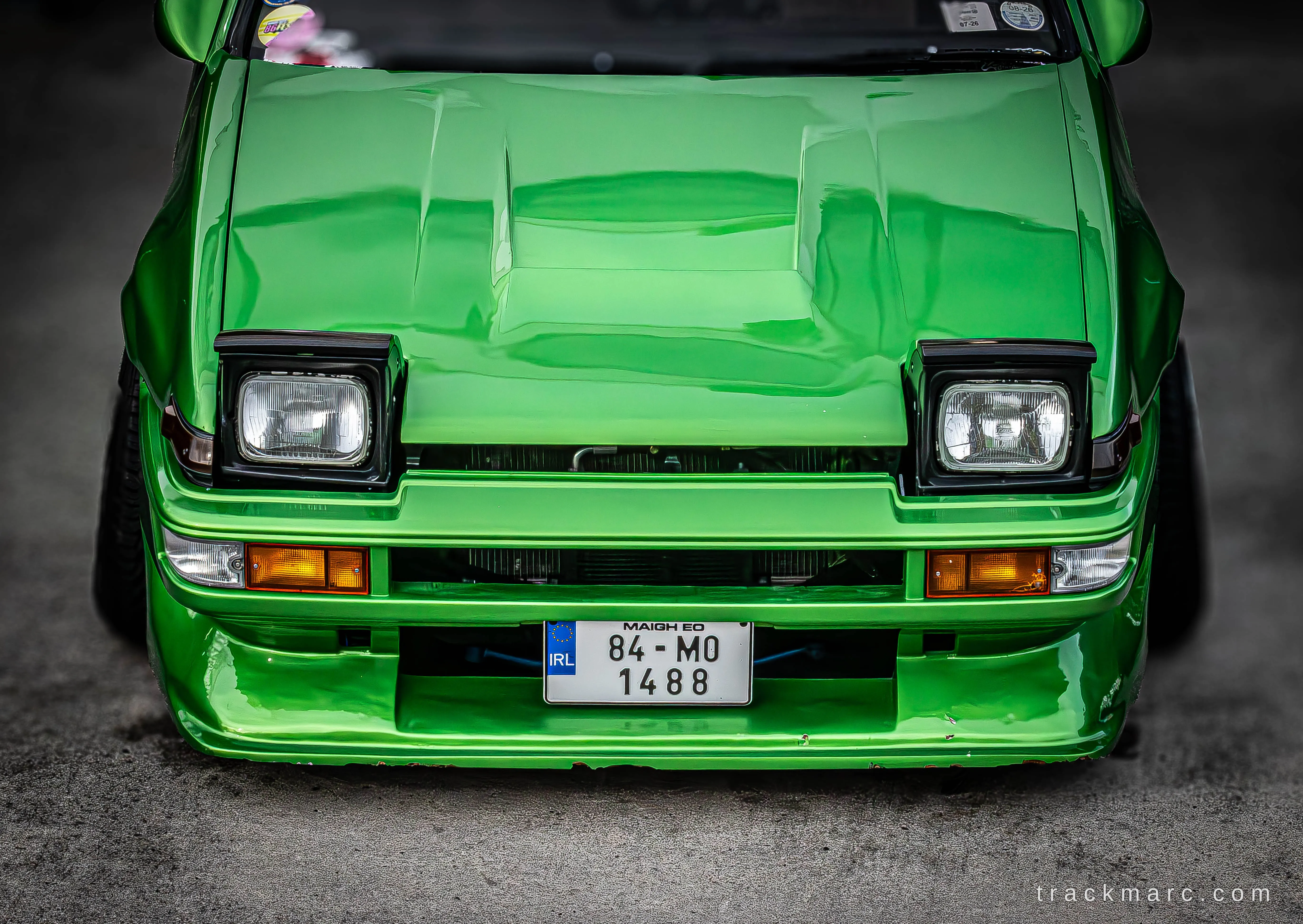 Green Toyota AE86 Trueno, 86 Fest