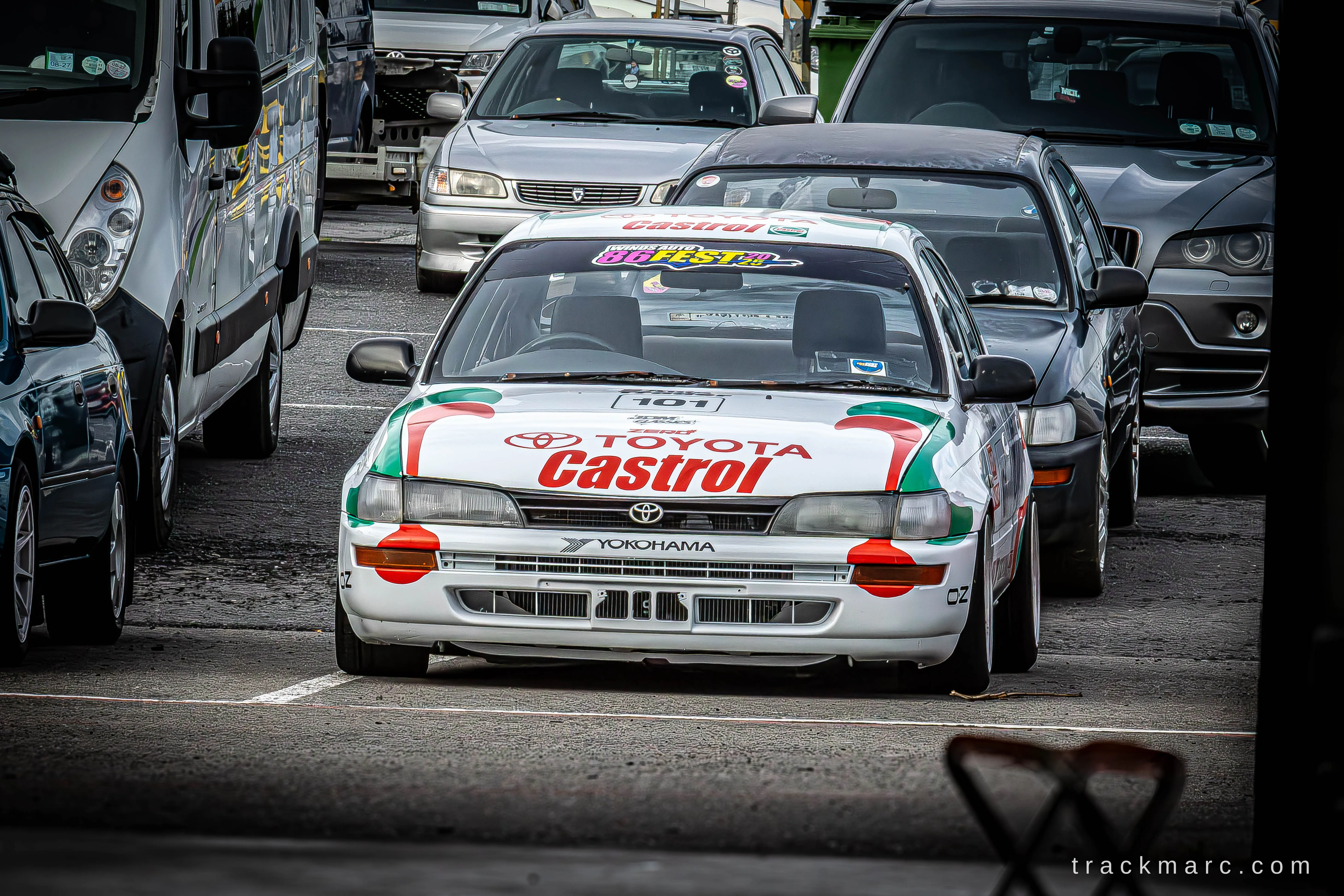 Toyota Corolla AE101 at 86 Fest