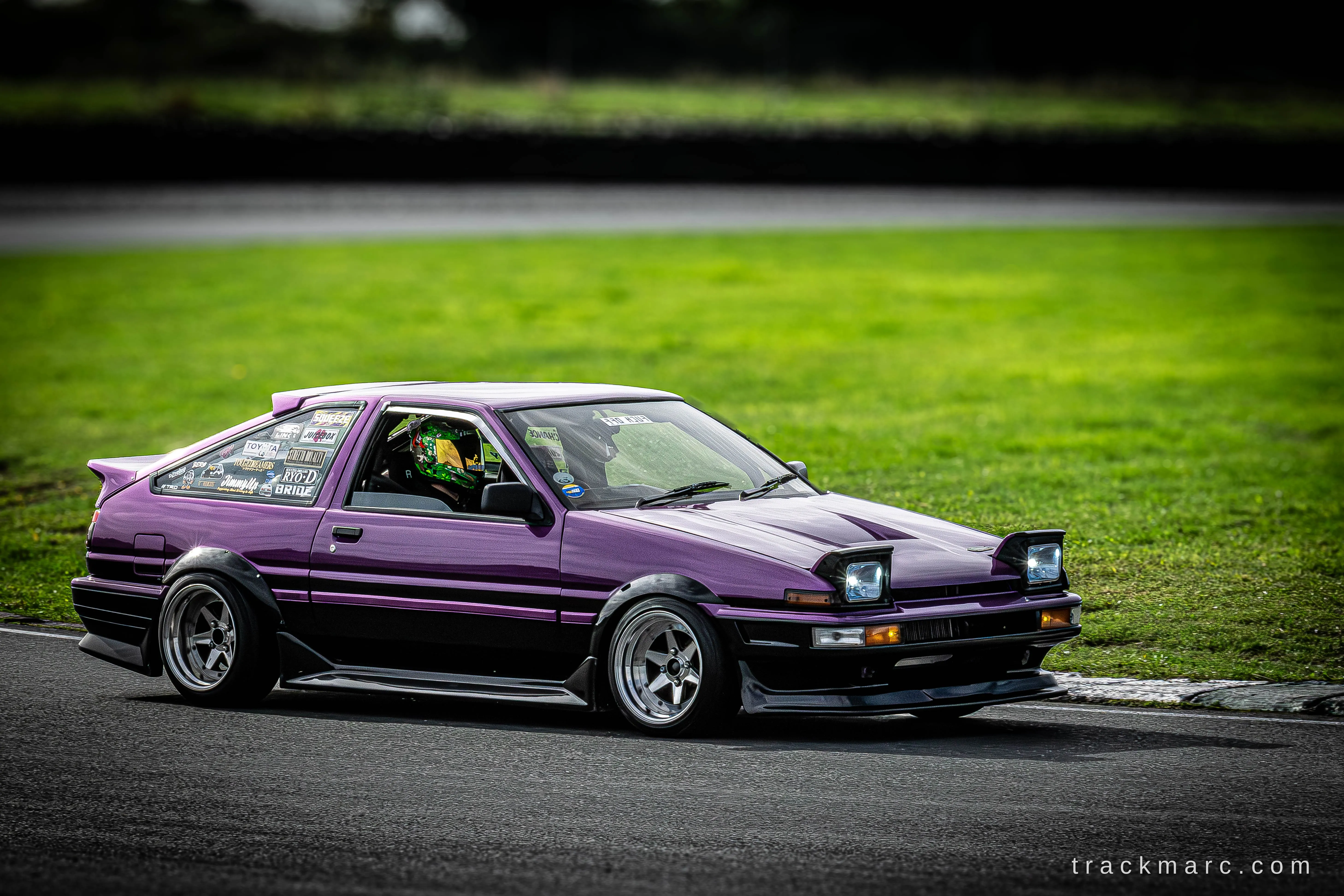 Purple Toyota AE86 at 86 Fest