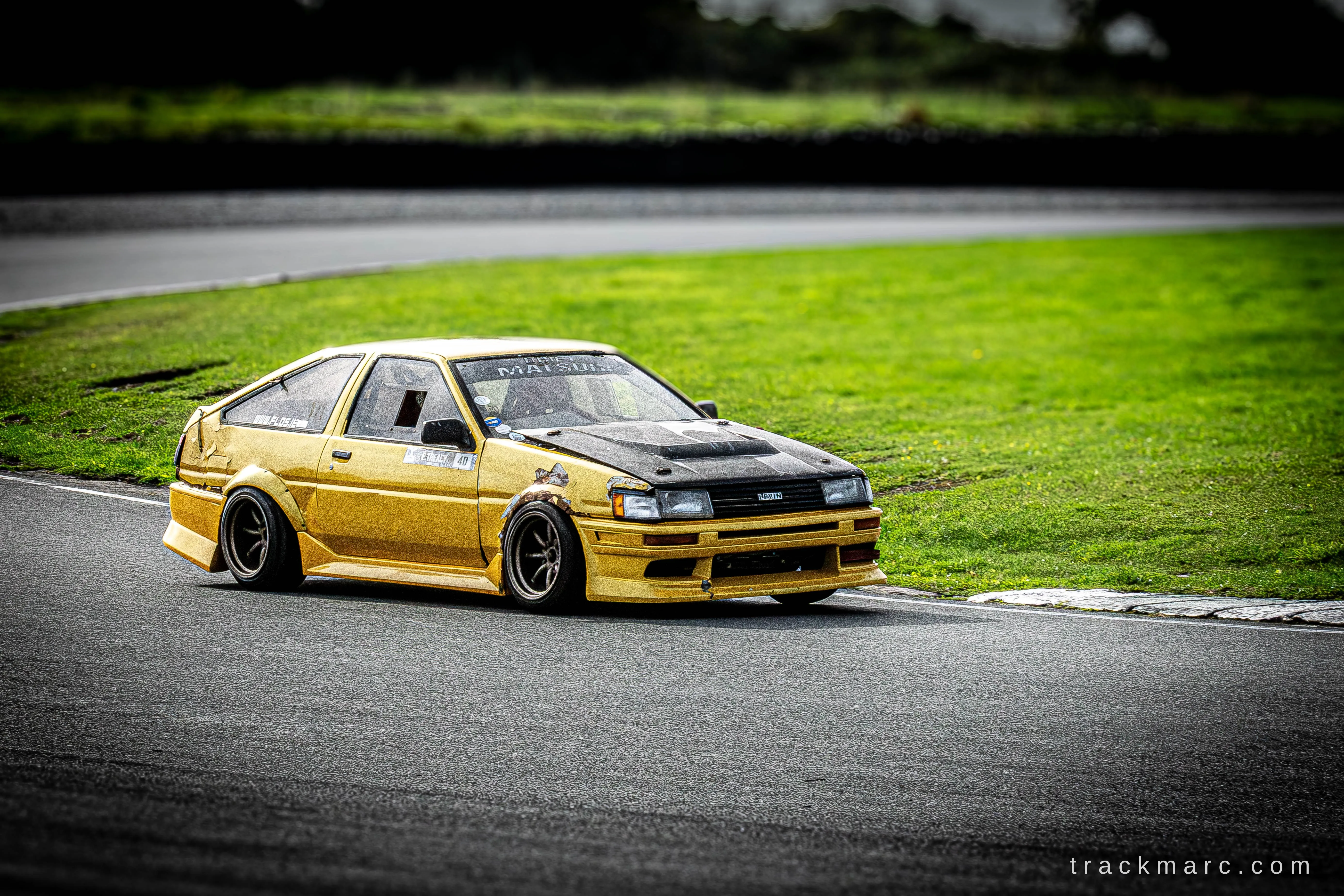 Gold Toyota AE86 Levin — 86 Fest